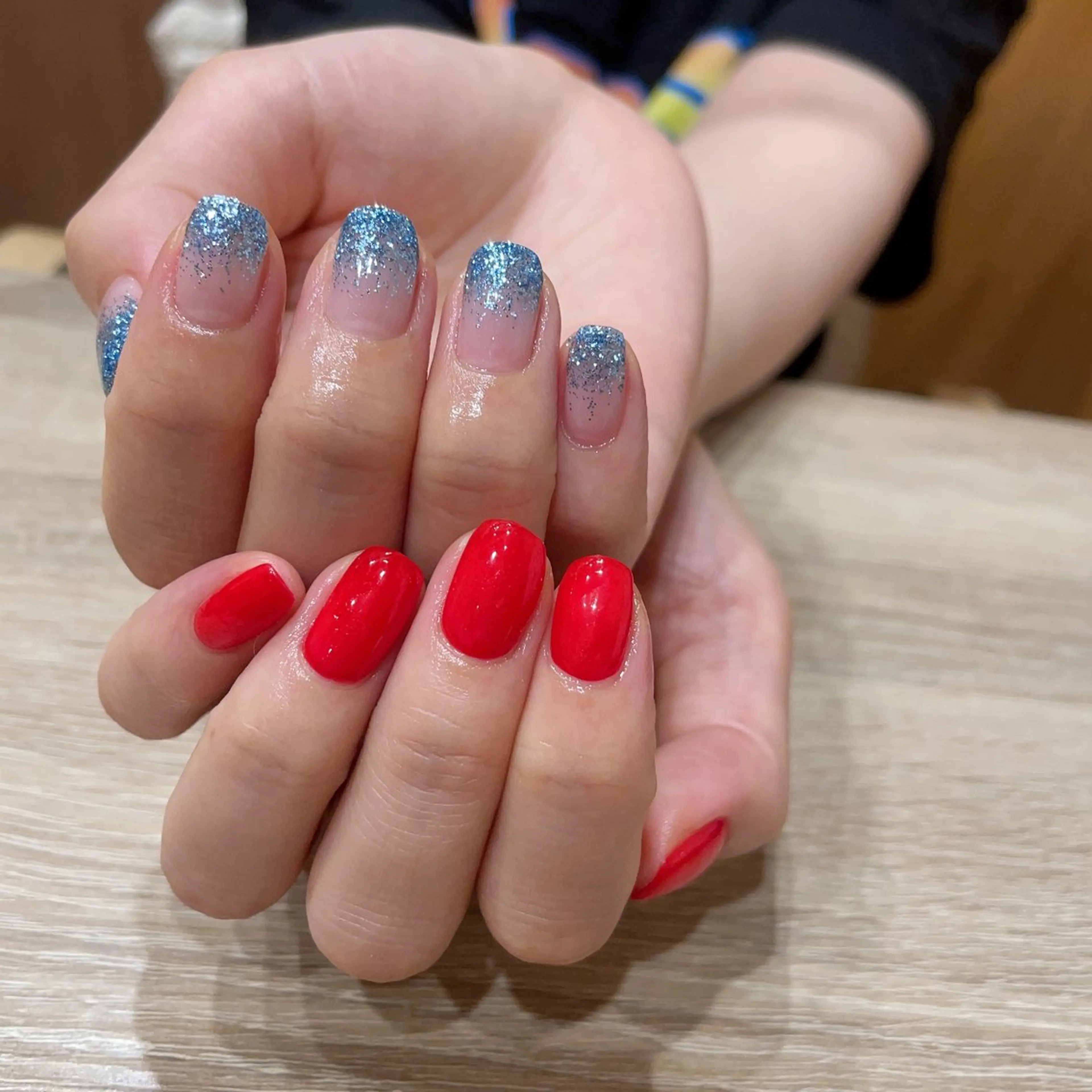 ネイル ラメ(グリッター) ワンカラーネイル ハンドネイル liberté所属・liberté🫧 新小岩のネイルデザイン