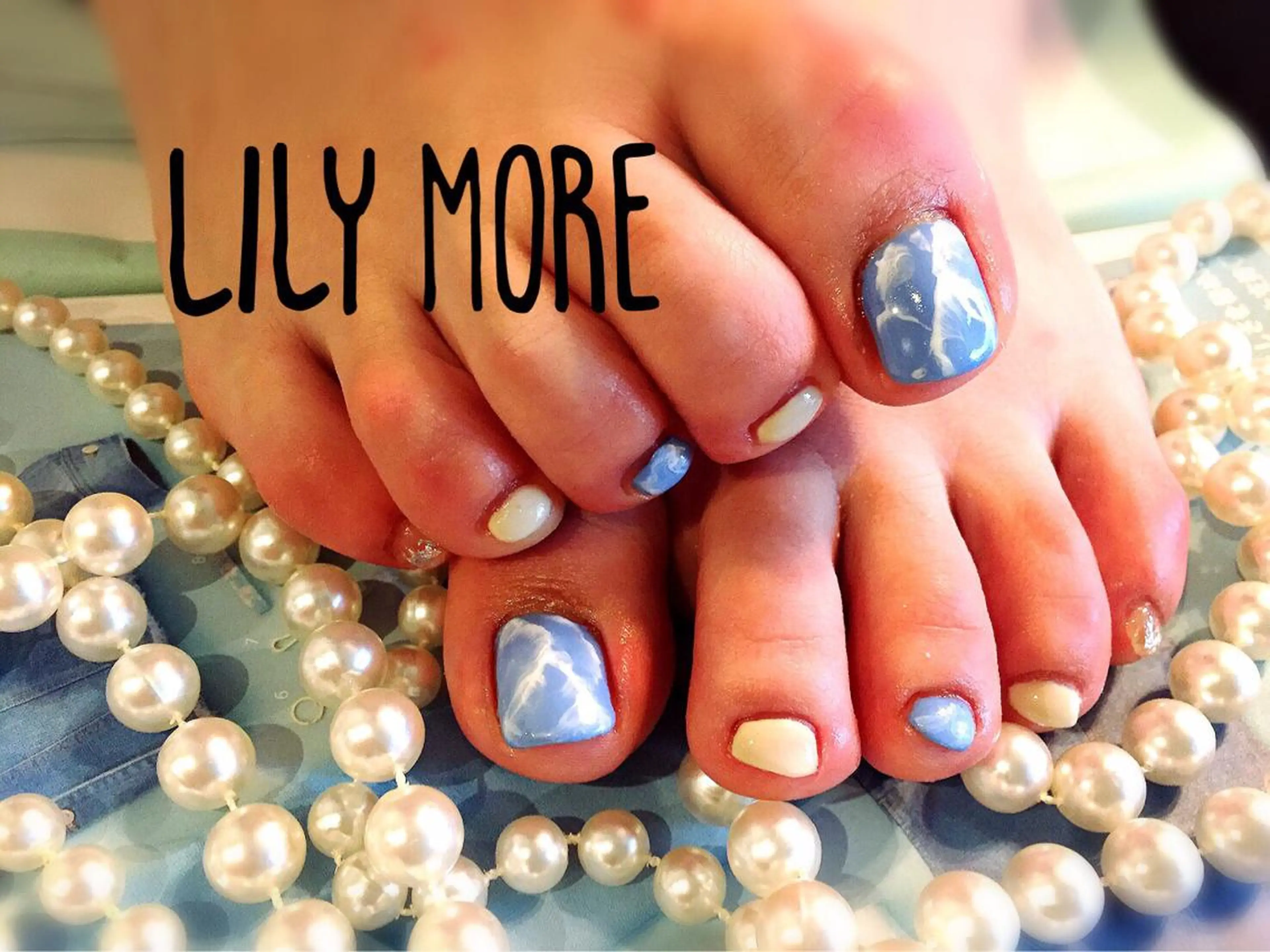 ネイル 大理石ネイル(マーブル) シンプルネイル Lily closetのネイルデザイン