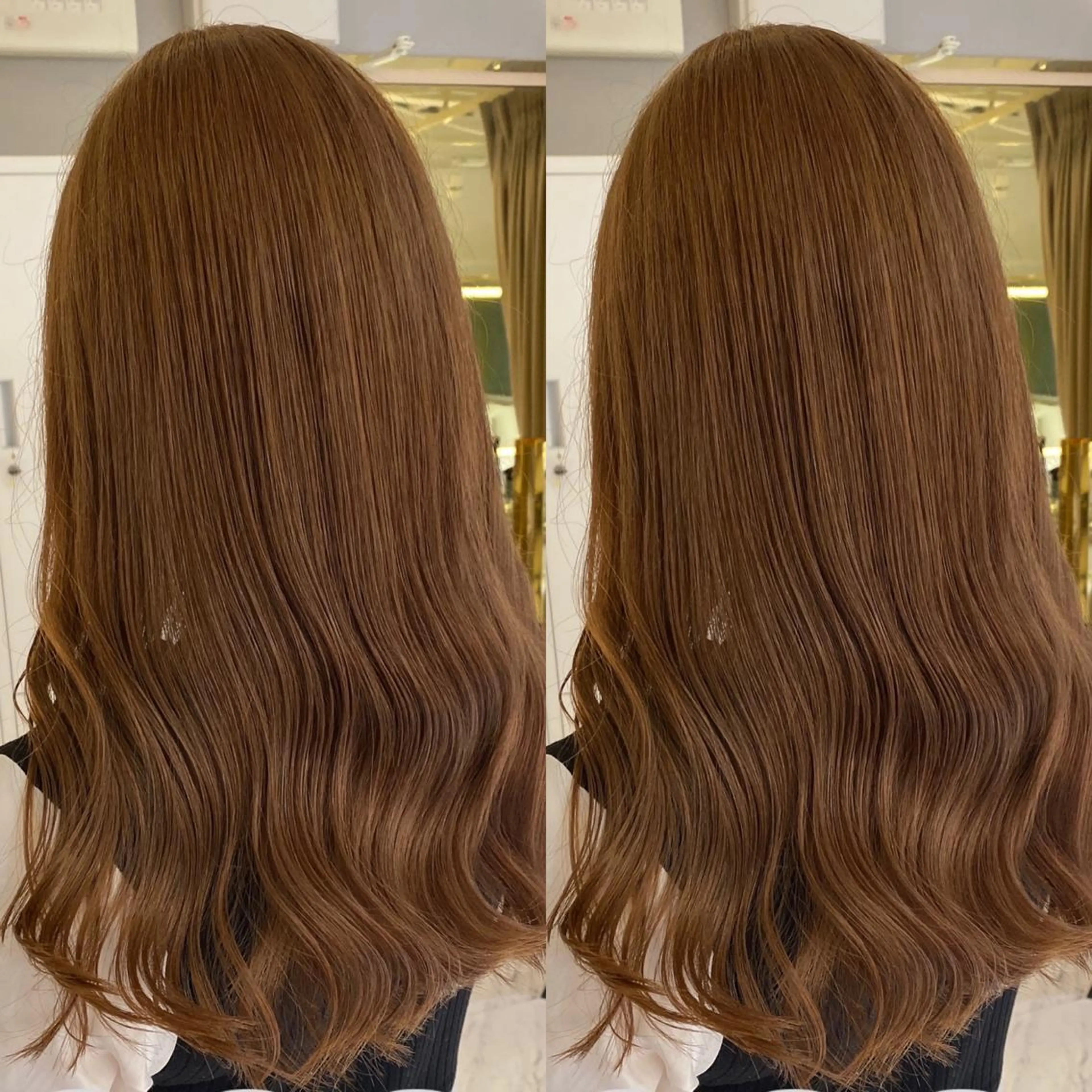 セミロング カラー ヘアアレンジ ブリーチ ケアブリーチ ブリーチなしカラー ヘアカラー トリートメント ekolu北梅田店所属・梅田中崎町髪質改善 /オキヒロト/エコルのヘアスタイル