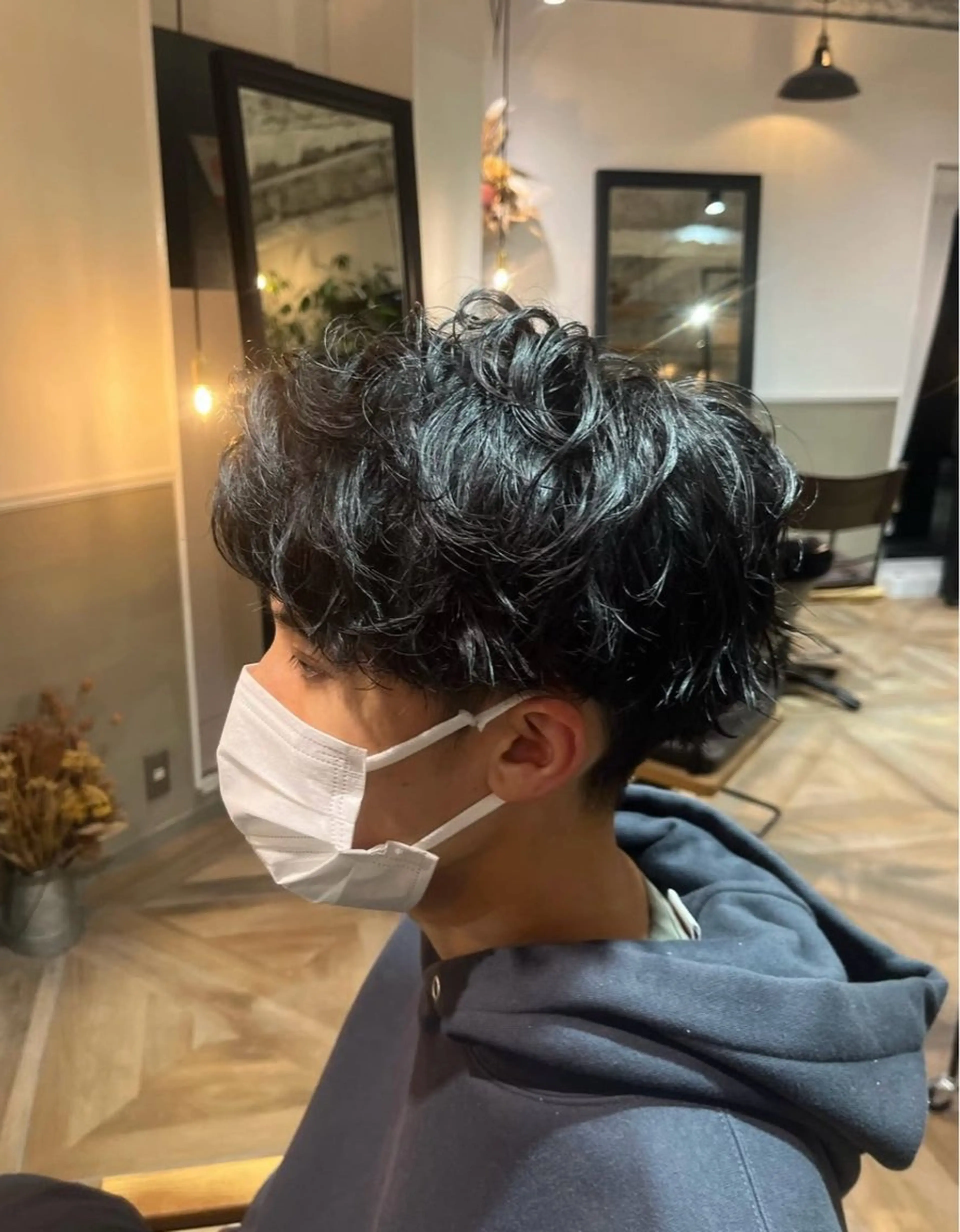 パーマ メンズ メンズパーマ スパイラルパーマ カット パーマ ガレリア  名駅オーキッドGビル店所属・名駅／艶髪ストレート ／ヘッドスパ／伴怜奈のヘアスタイル