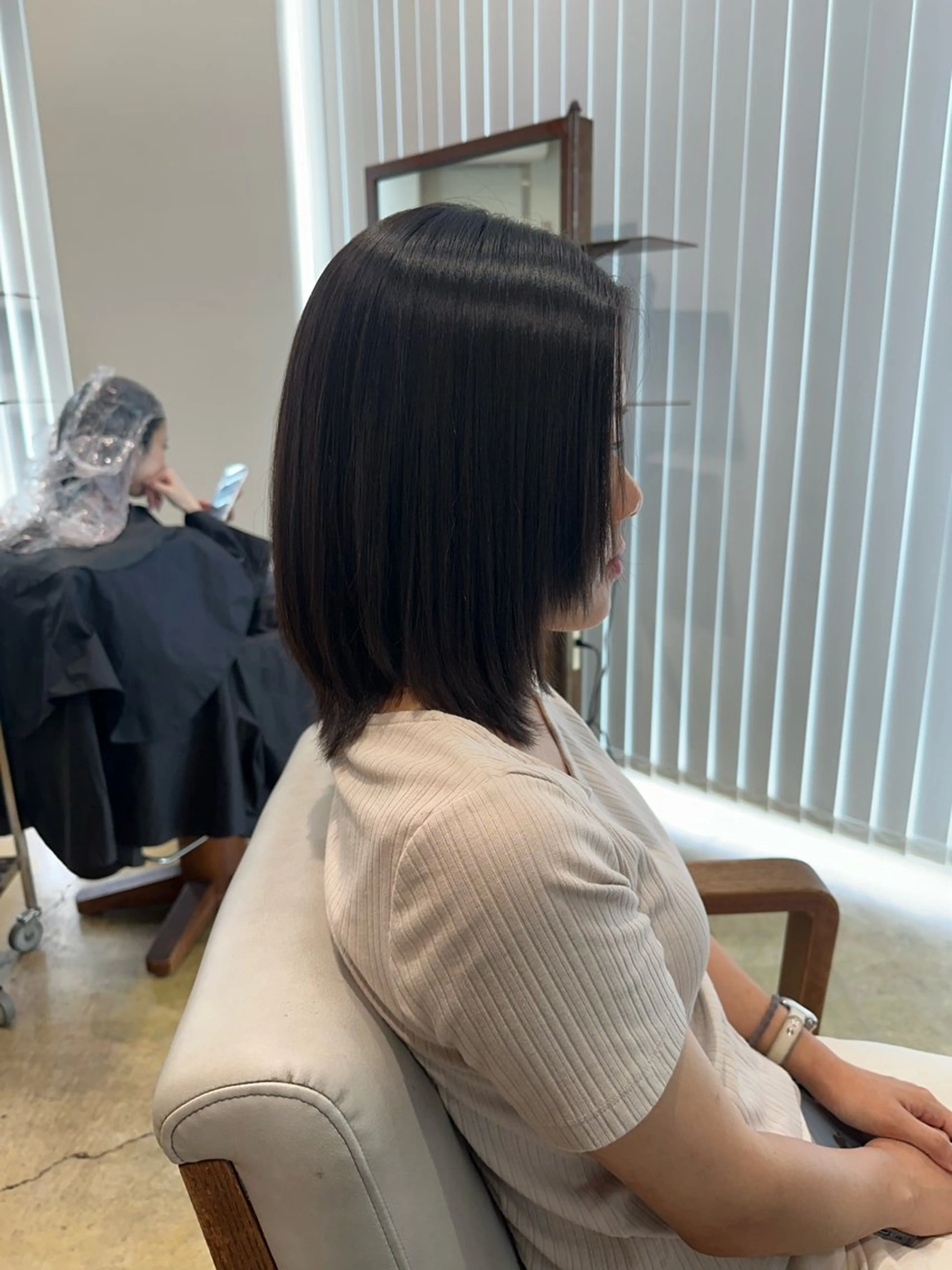 ミディアム 縮毛矯正 大須/パーマモデル 木場 健斗🌳のヘアスタイル