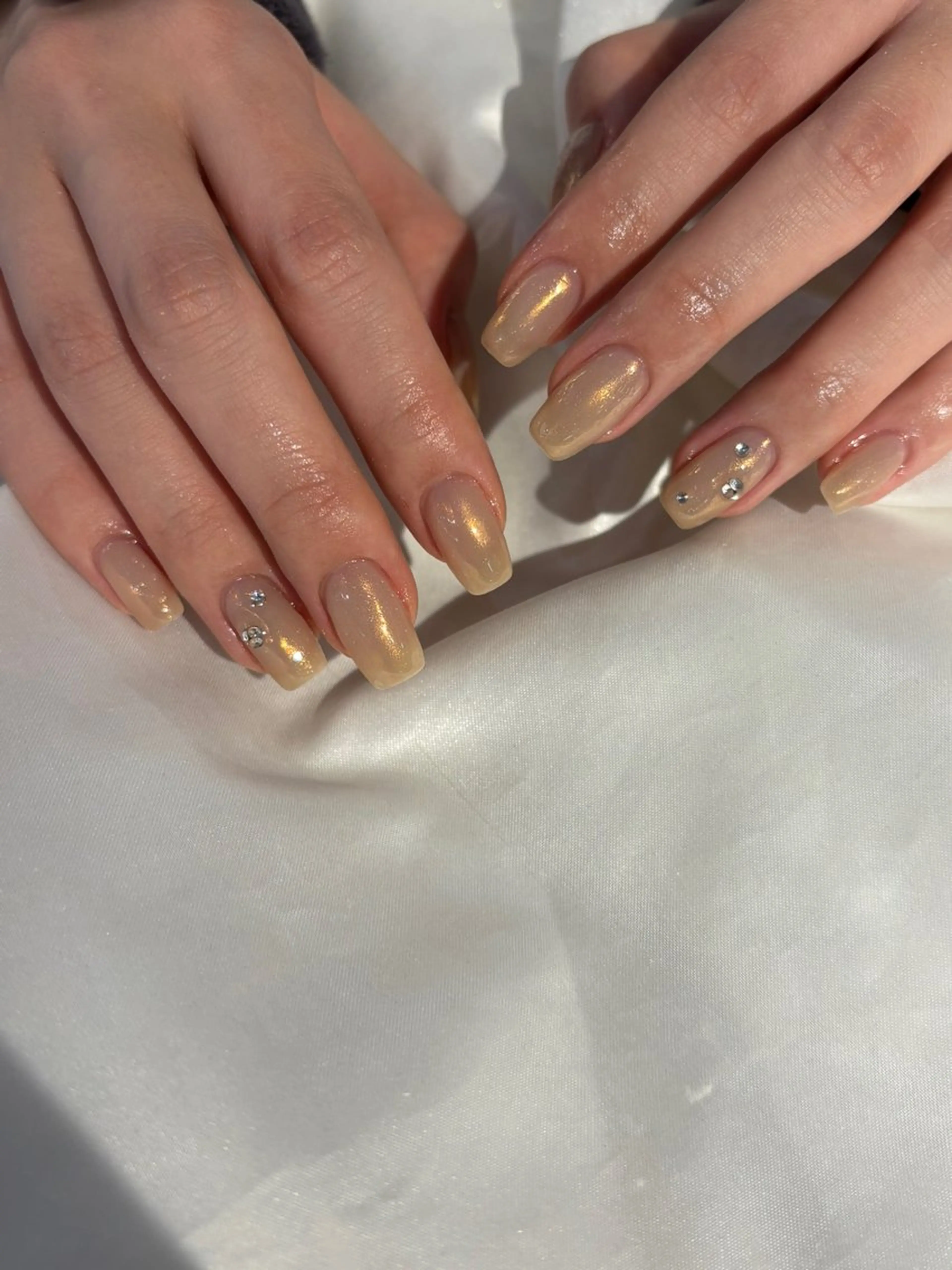 ネイル ミラーネイル ストーンネイル ハンドネイル Sami 👑パラジェル取扱店のネイルデザイン