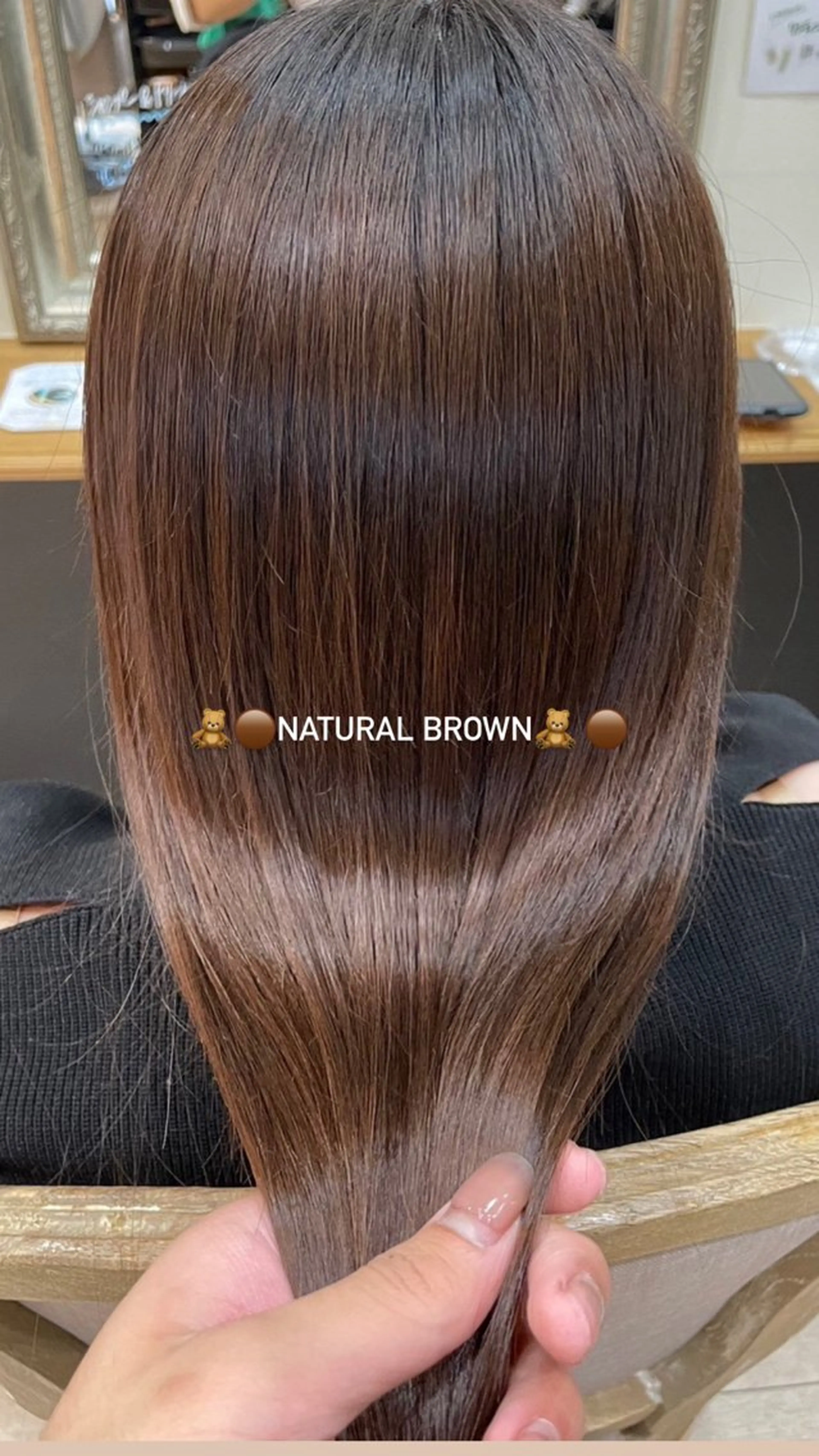 カット💇‍♀️➕【透明感＆高発色💗】🌈ボタニカルカラー➕美潤トリートメント✨の写真