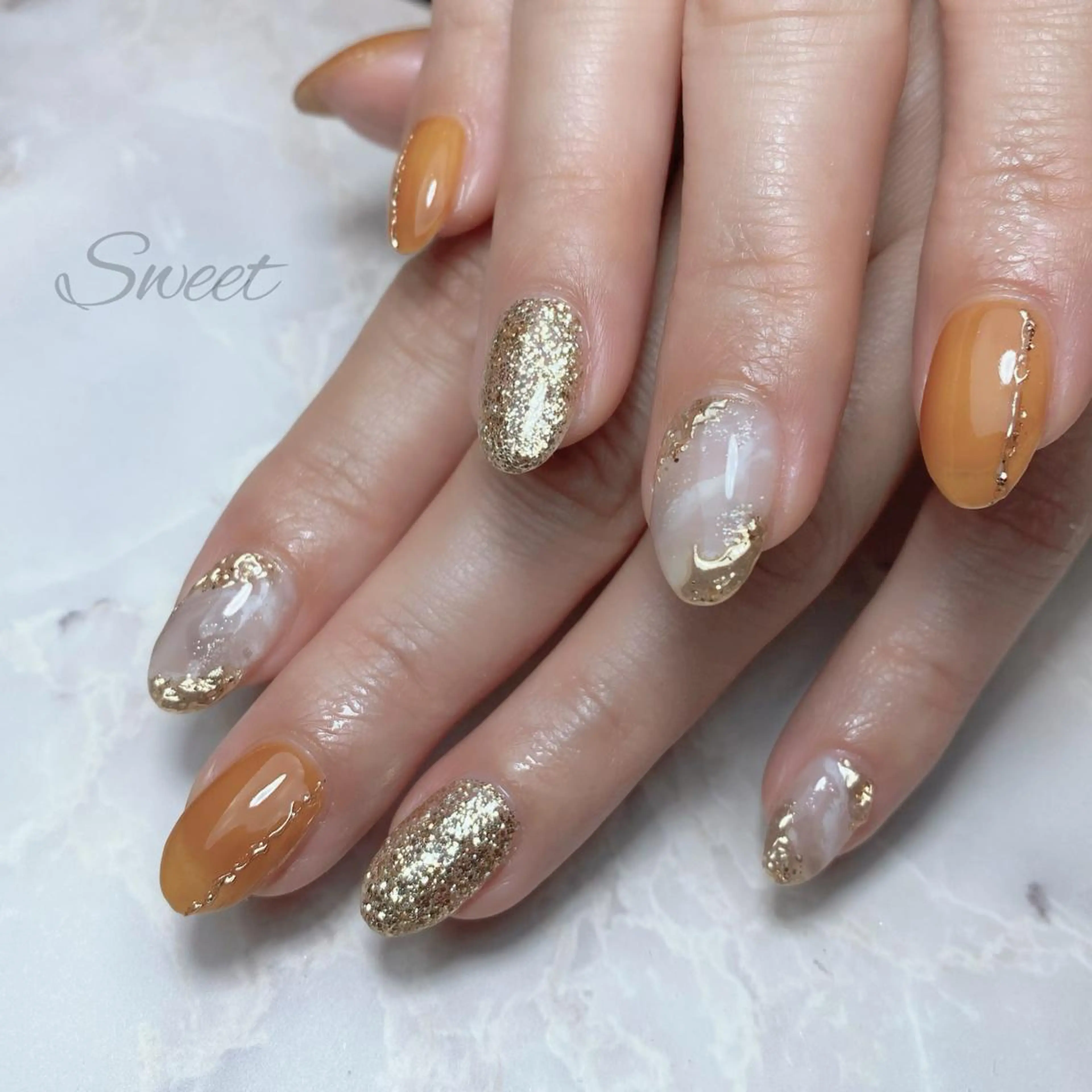 ネイル sweet 仲野陽子のネイルデザイン