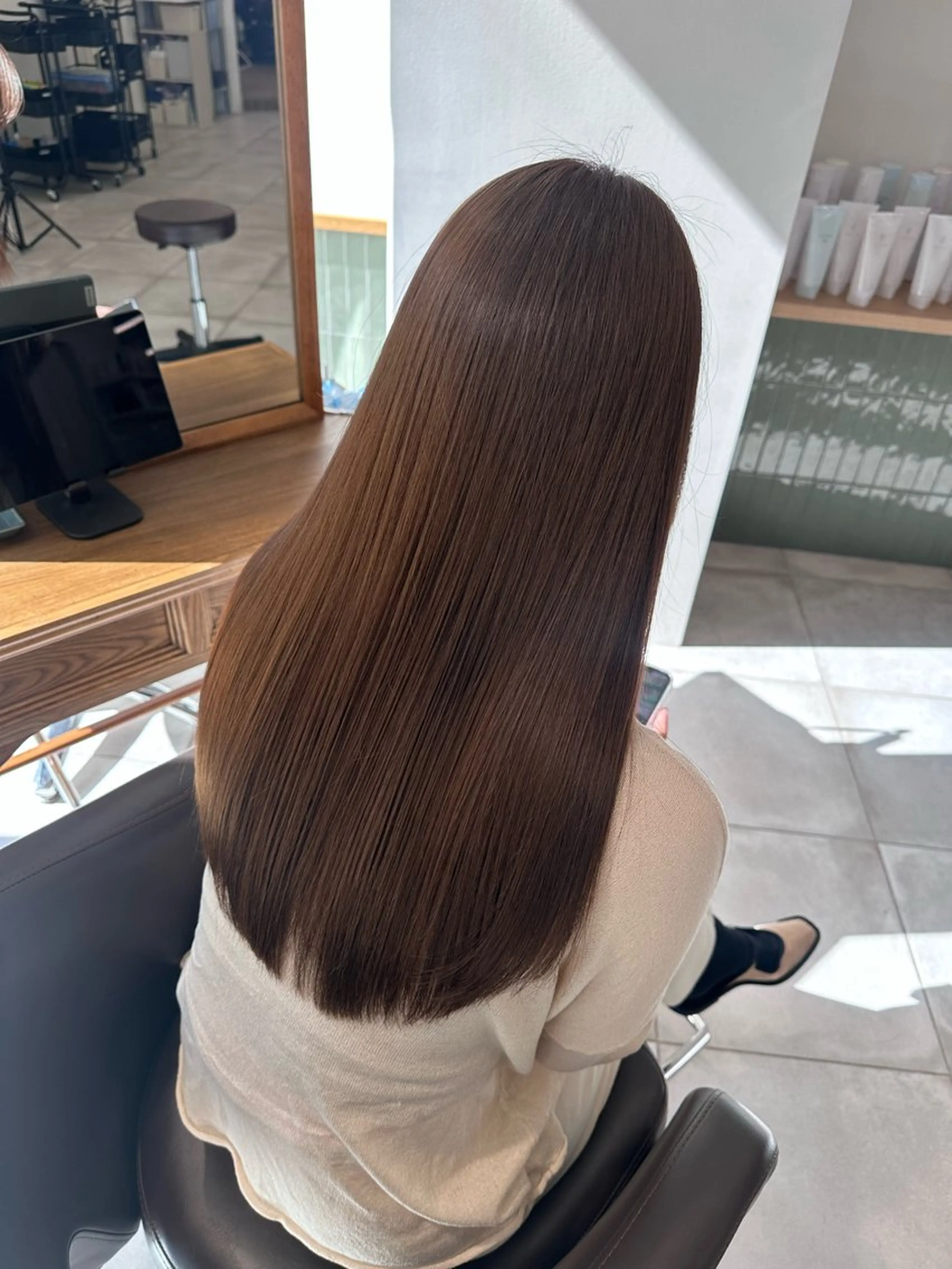 ロング カラー カット ヘアカラー トリートメント ブリーチなし/レイヤ ー特化🌈Tommyのヘアスタイル