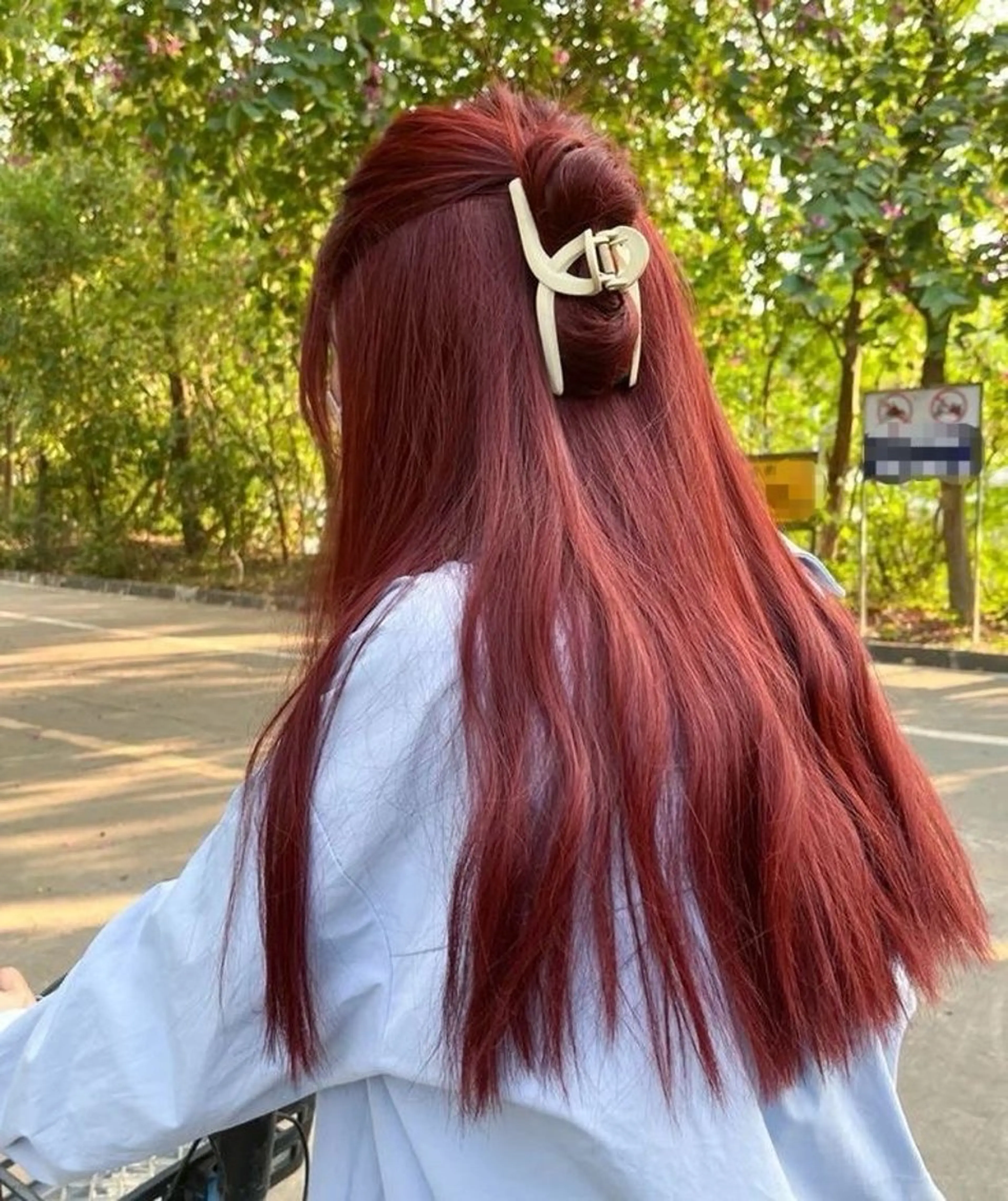 ロング カラー 🥀ワンホン風暖色 カラーRISA🥀のヘアスタイル