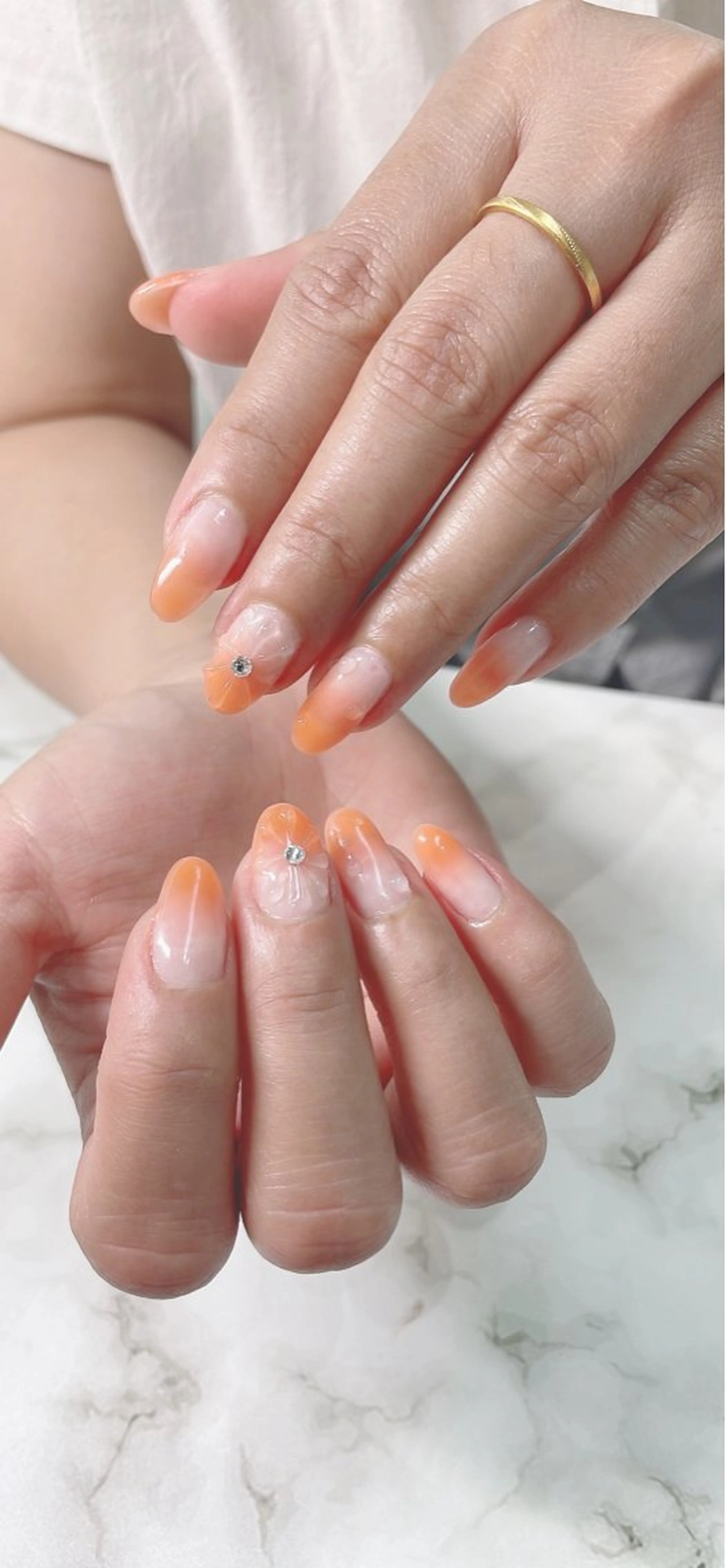 ネイル キラキラネイル 韓国ネイル ネイルチップ ワンホンネイル Van Nail Salon 本厚木のネイルデザイン