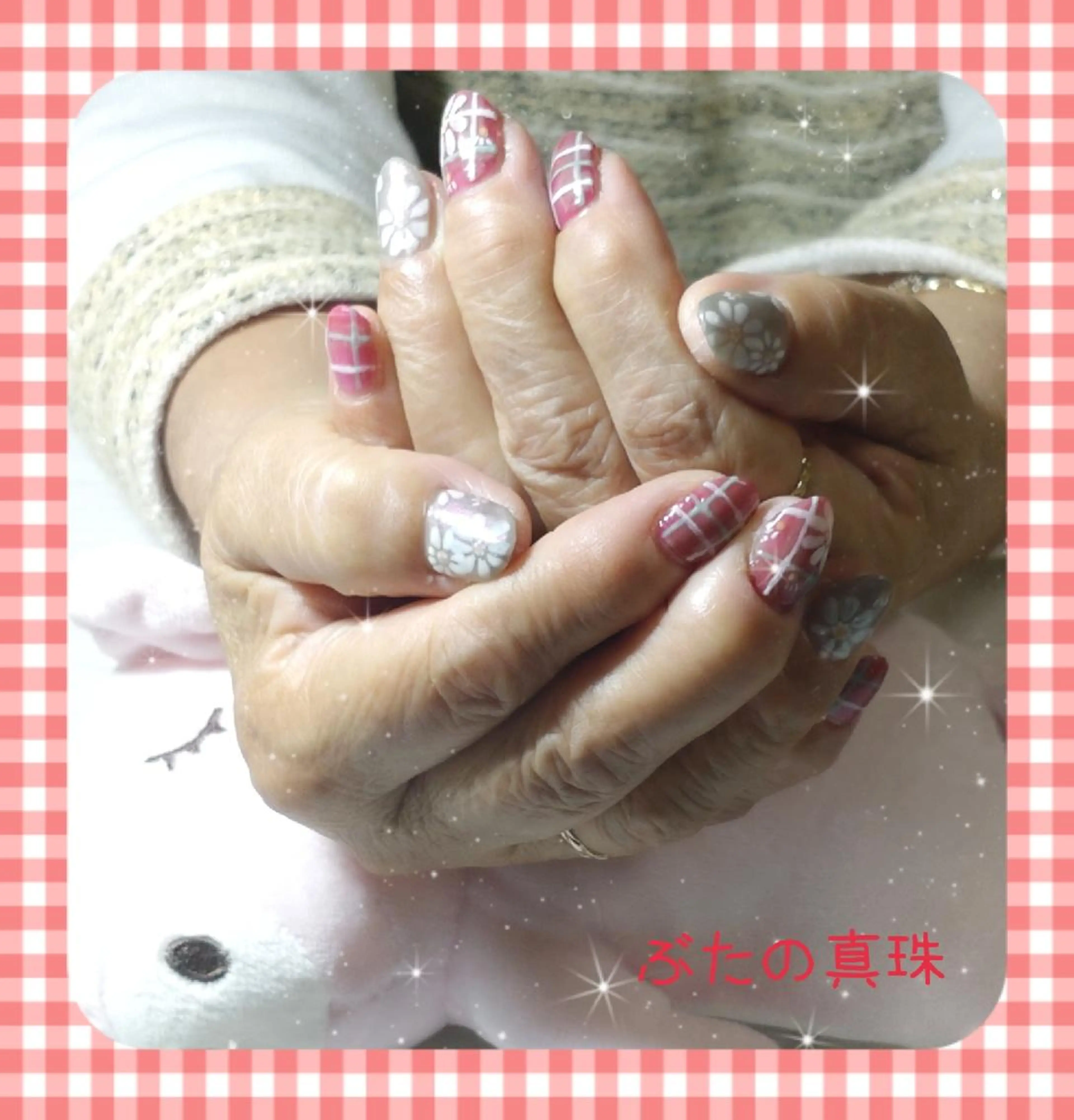 ネイル ワンカラーネイル ハンドネイル 林 珠里のネイルデザイン