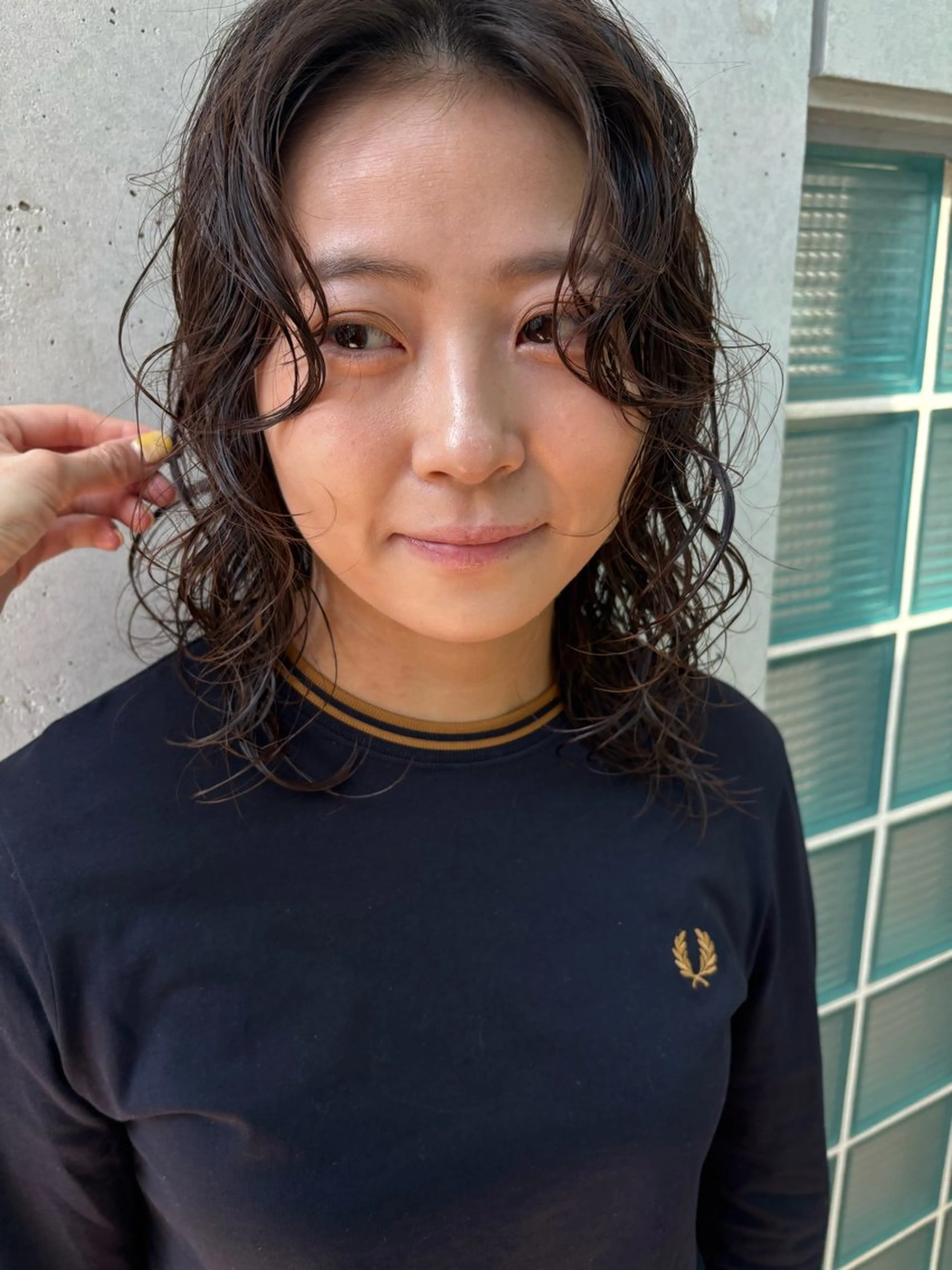 🦋パーマ+カット🦋👨‍🦱👩‍🦱の写真