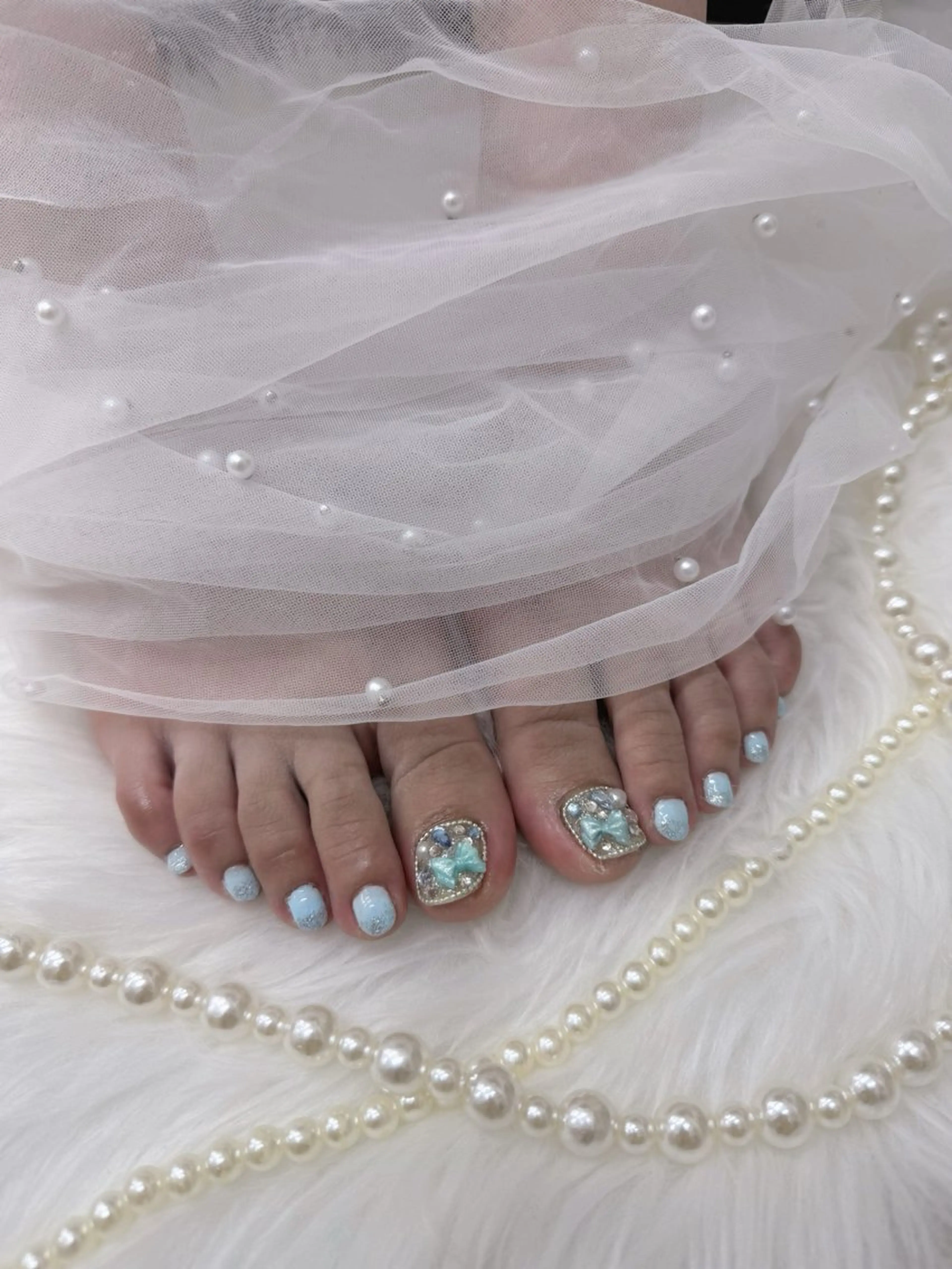 ネイル フットネイル フットネイル Hermine Nail所属・Hermine Nailのネイルデザイン