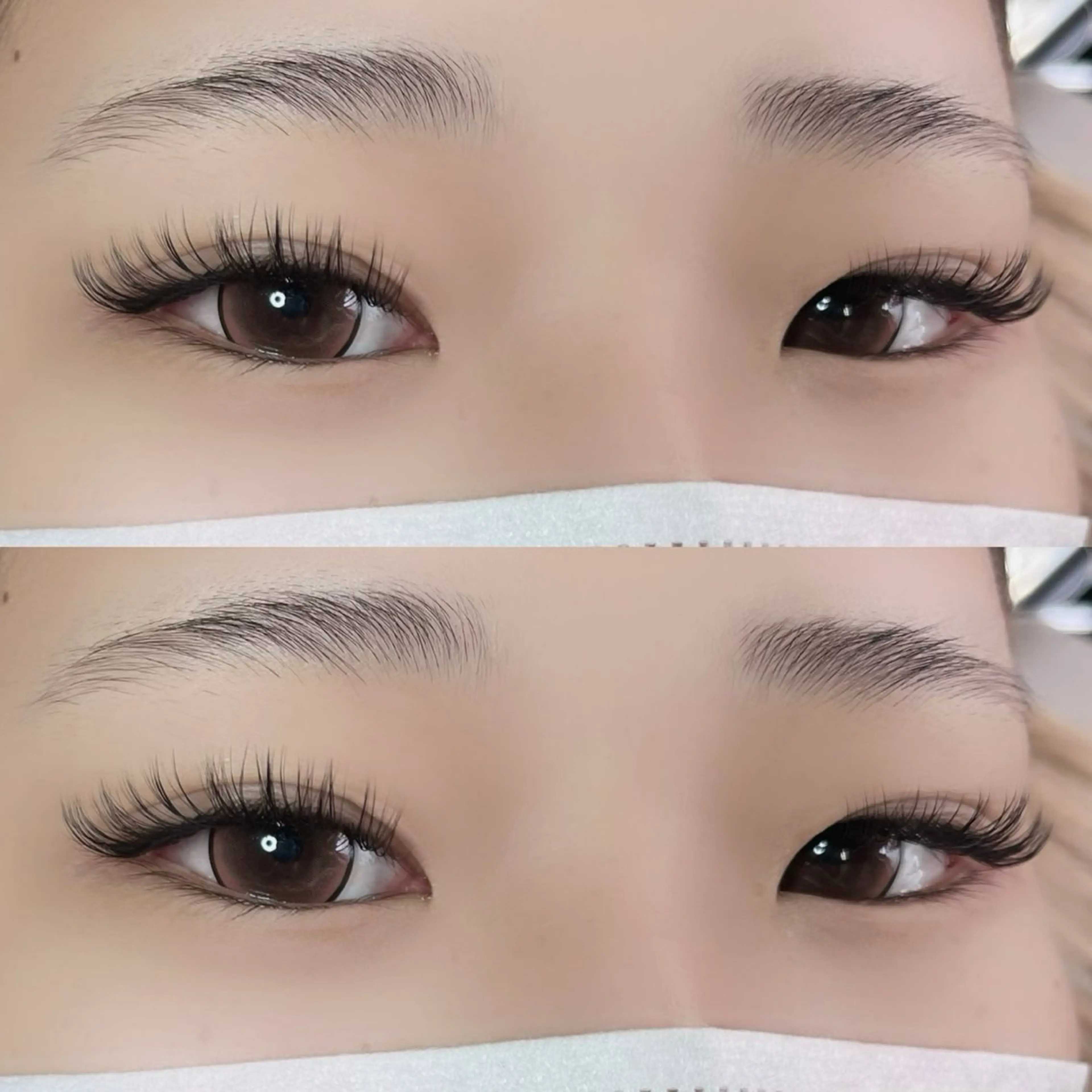 マツエク・マツパ eyelash salon f 守口市駅店 パリジェンヌ・フラットラッシュ【フランク】所属・野山 桃花のマツエク・マツパデザイン