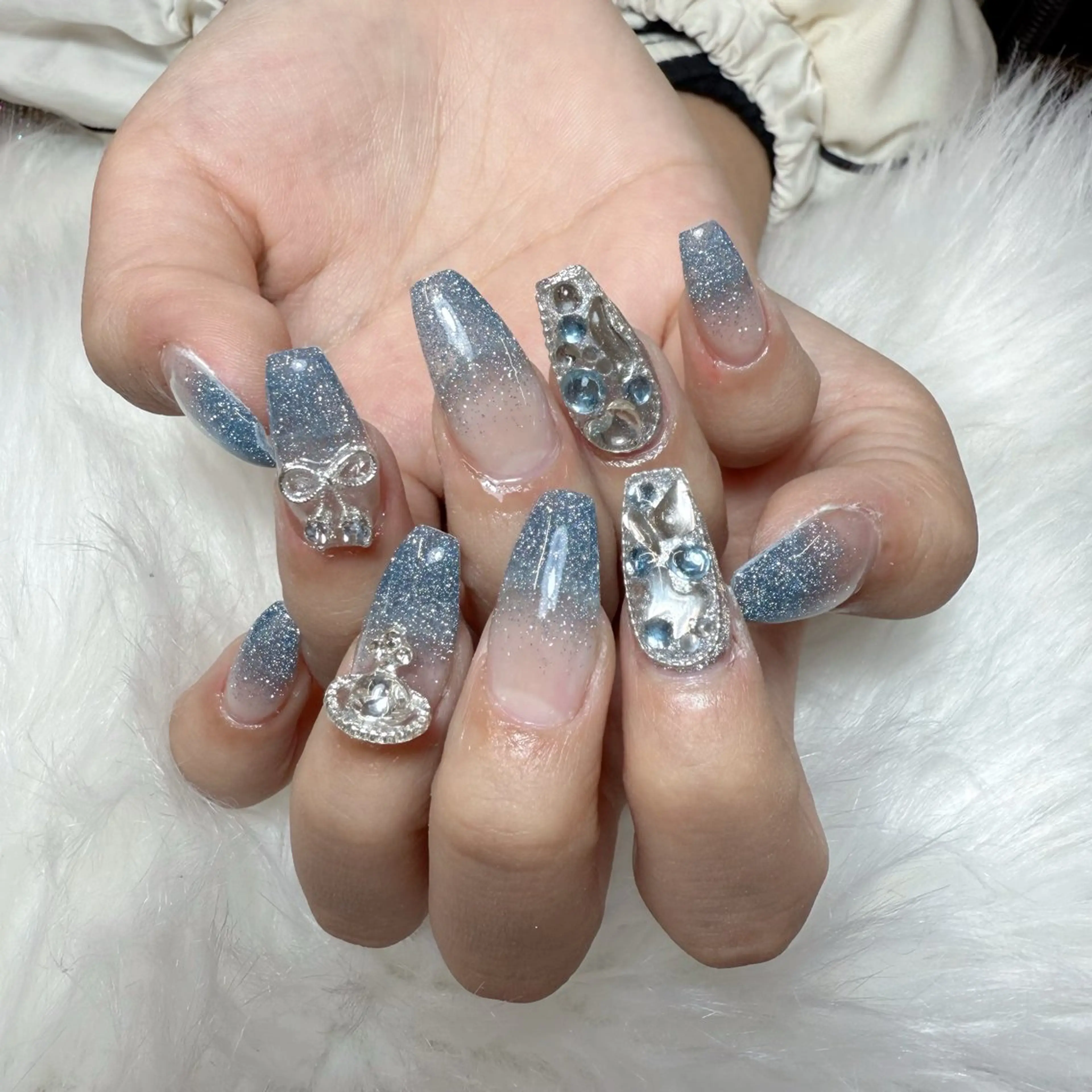 ネイル ハンドネイル 🎀nana🫧 ワンホンネイル🎀のネイルデザイン