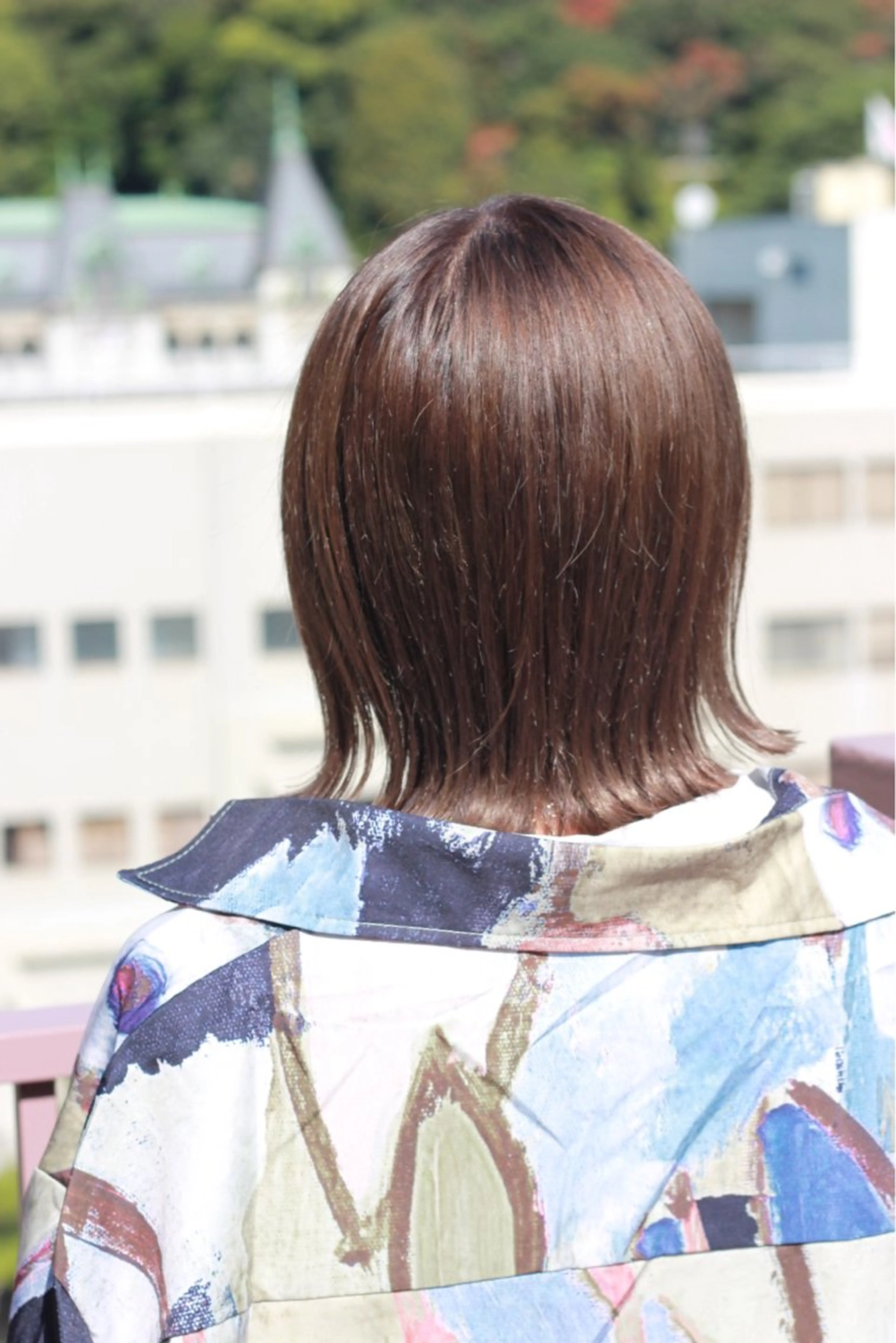 ミディアム カラー ベージュカラー ミルクティーベージュ ヘアカラー Viage （ビアージュ）のヘアスタイル