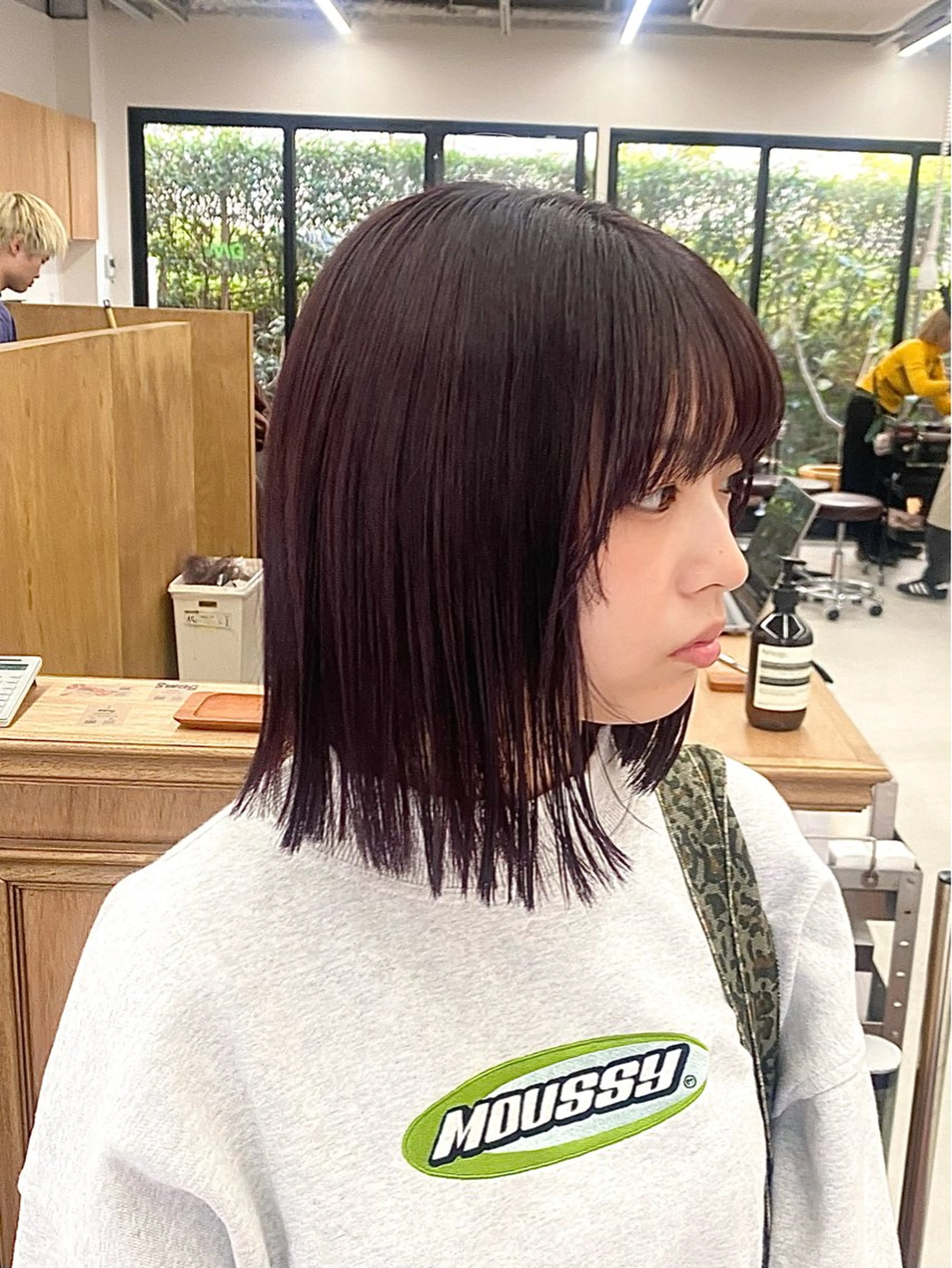 ショート カラー ヘアアレンジ ハイトーンカラー ラベンダーカラー ハル🌸柔色/ ブリーチなし/艶髪のヘアスタイル