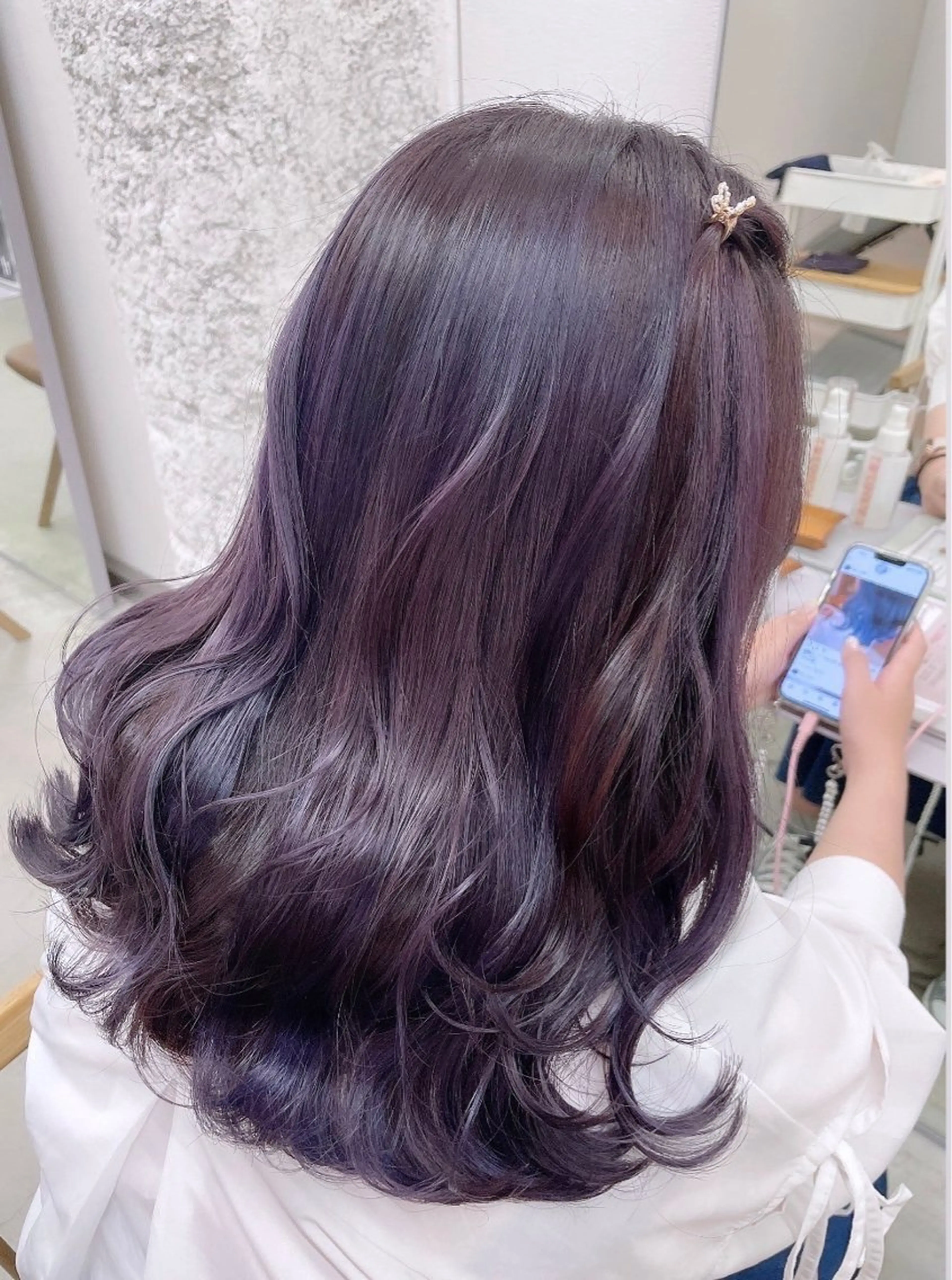 セミロング 🌸花屋併設🌸寺島 秀美のヘアスタイル