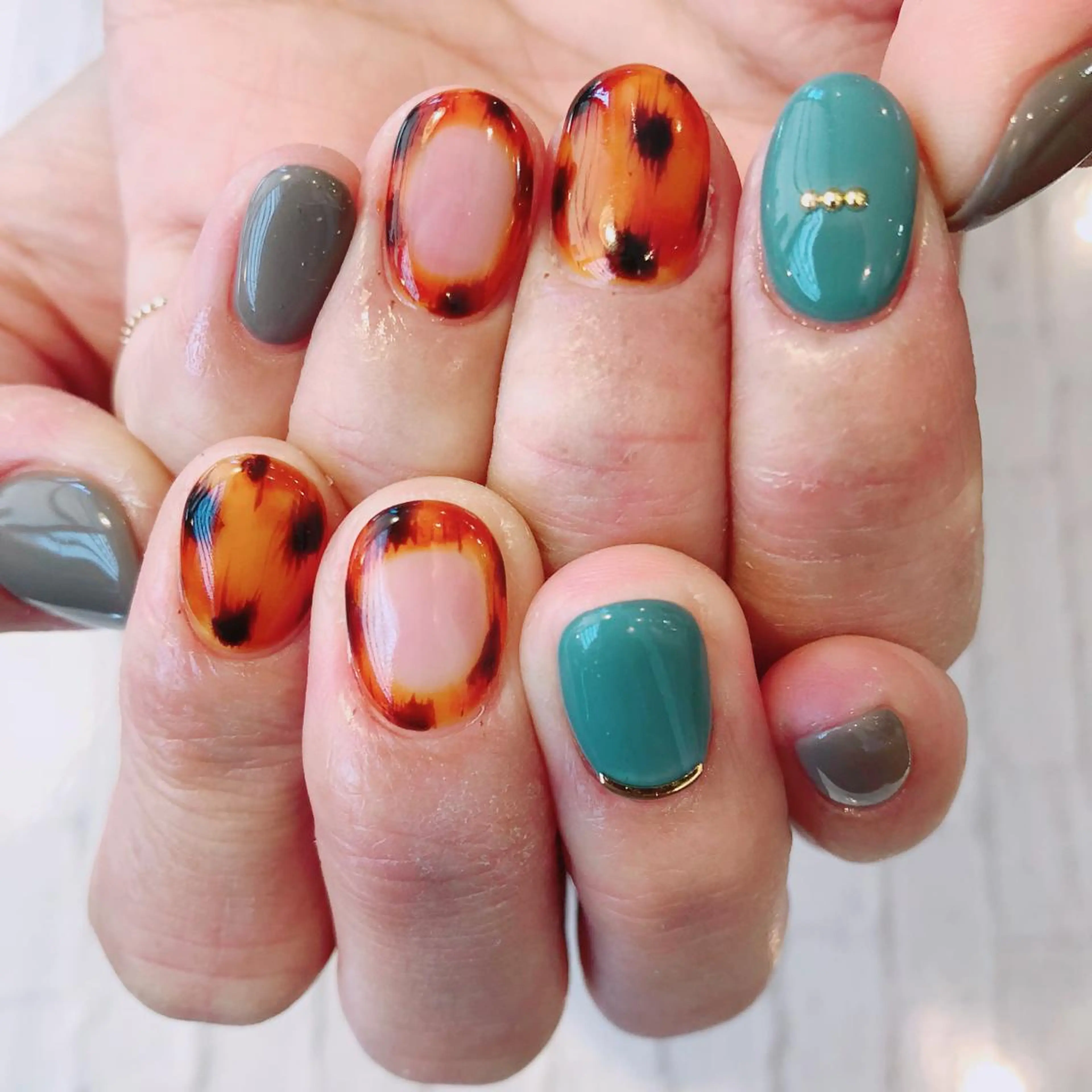 ネイル アートネイル シンプルネイル shelf所属・shelf ⭐︎のネイルデザイン