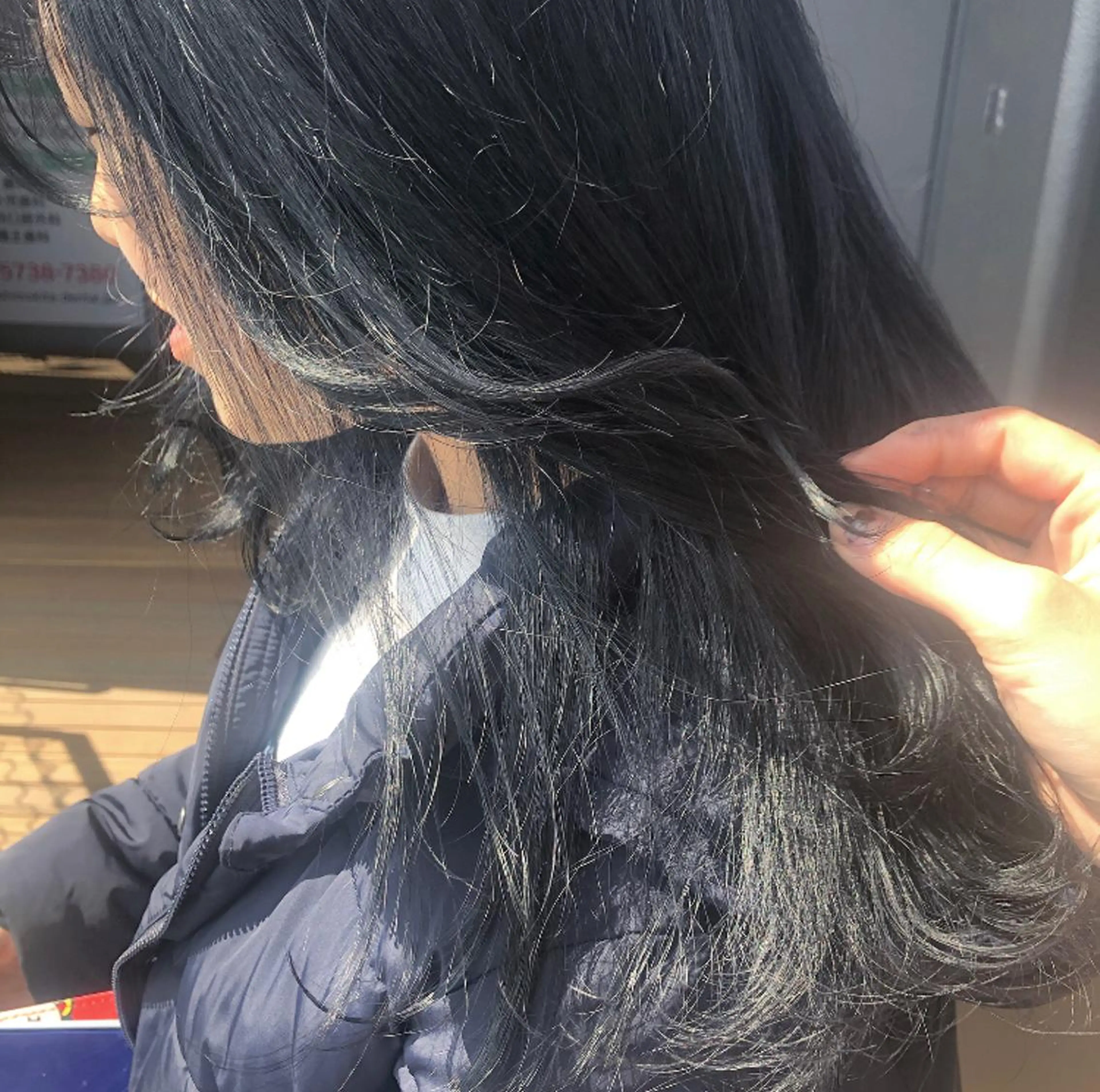 セミロング カラー カット ヘアカラー ヘアセット レイヤー/ハイトーン 🧸SENAのヘアスタイル