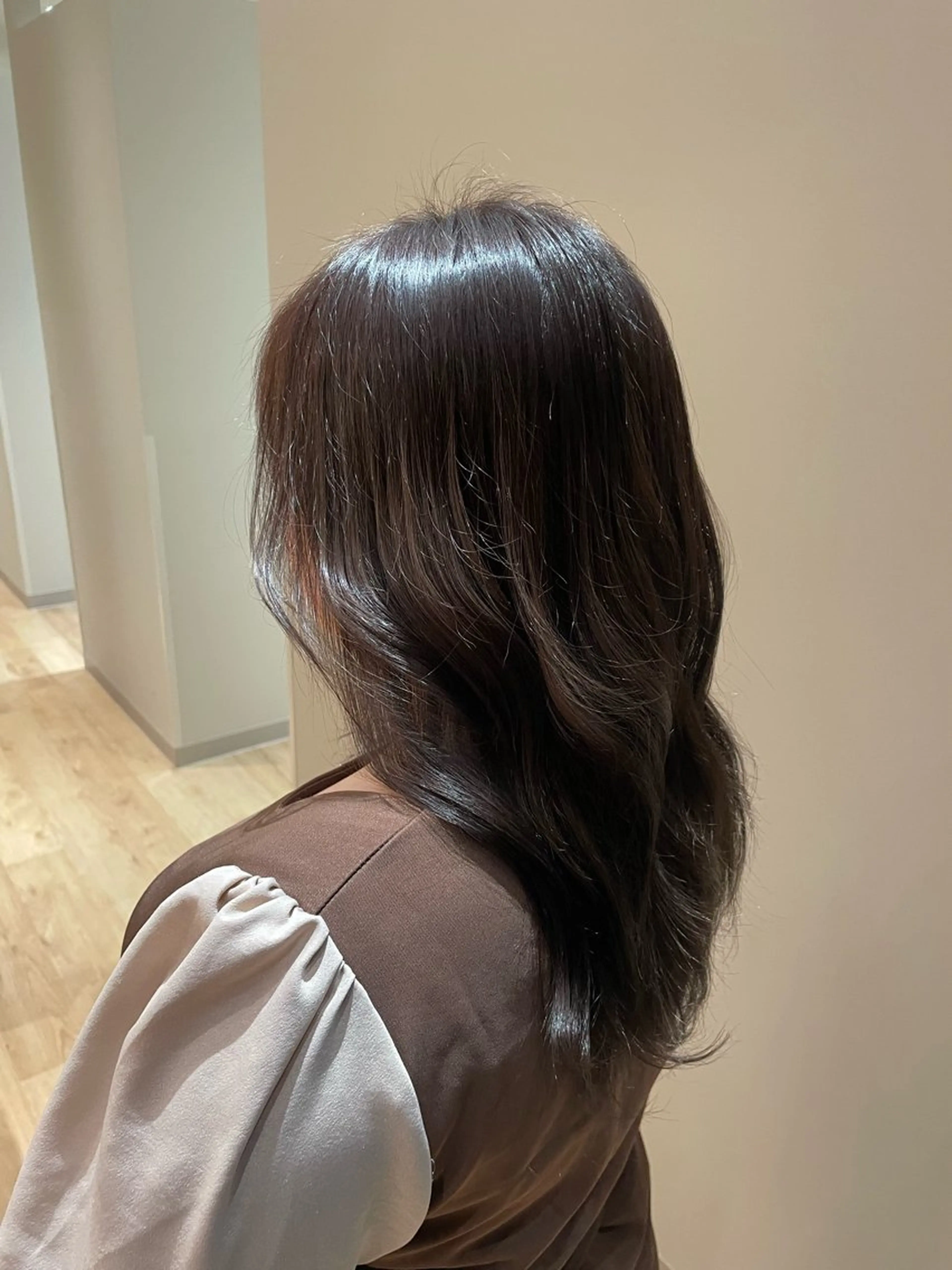 カラー ブラウンカラー ラベンダーカラー 黒島優香🦋 /縮毛矯正/髪質改善のヘアスタイル