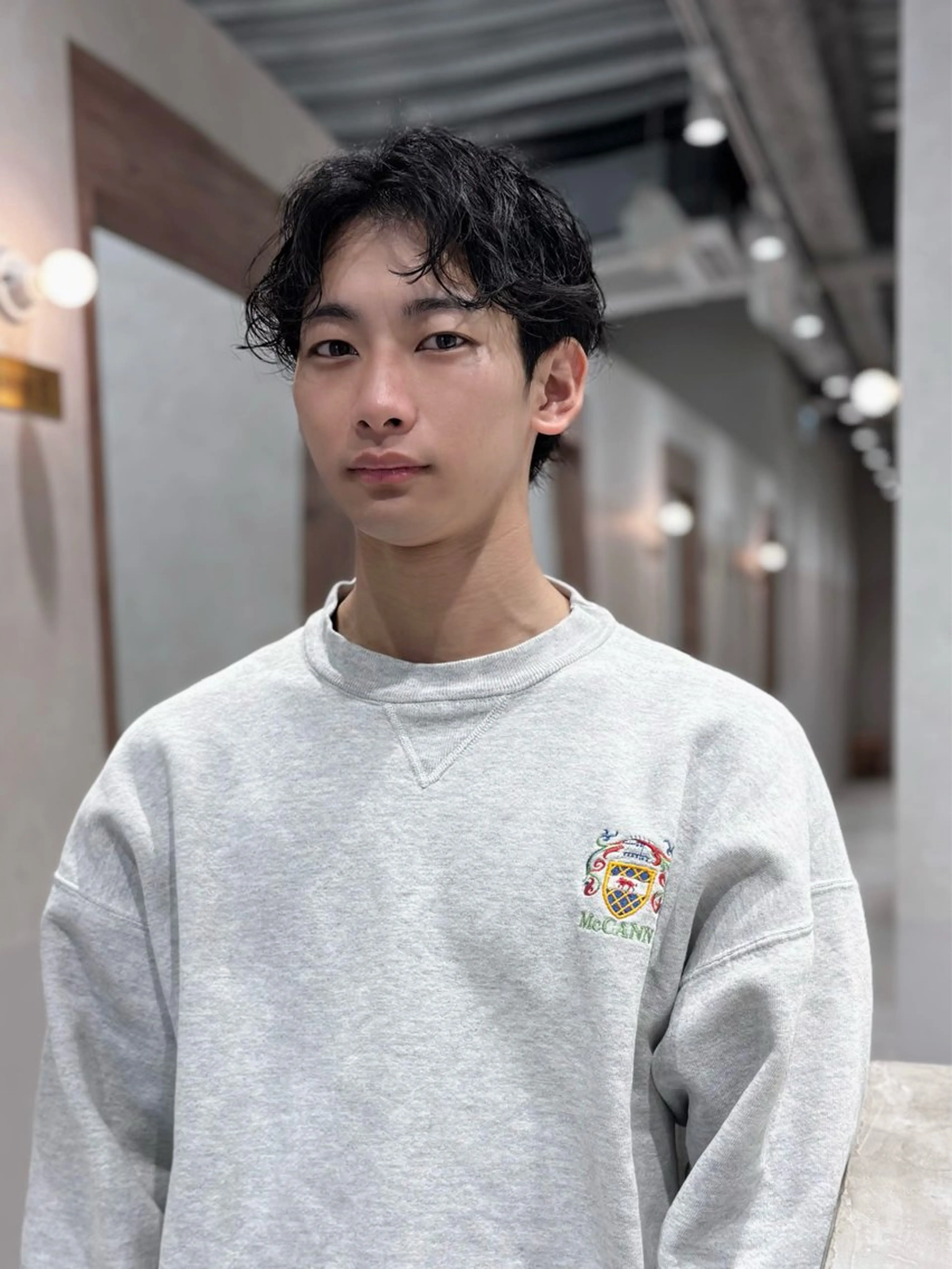 ショート garage.所属・吉田 慎冴/メンズパーマのヘアスタイル