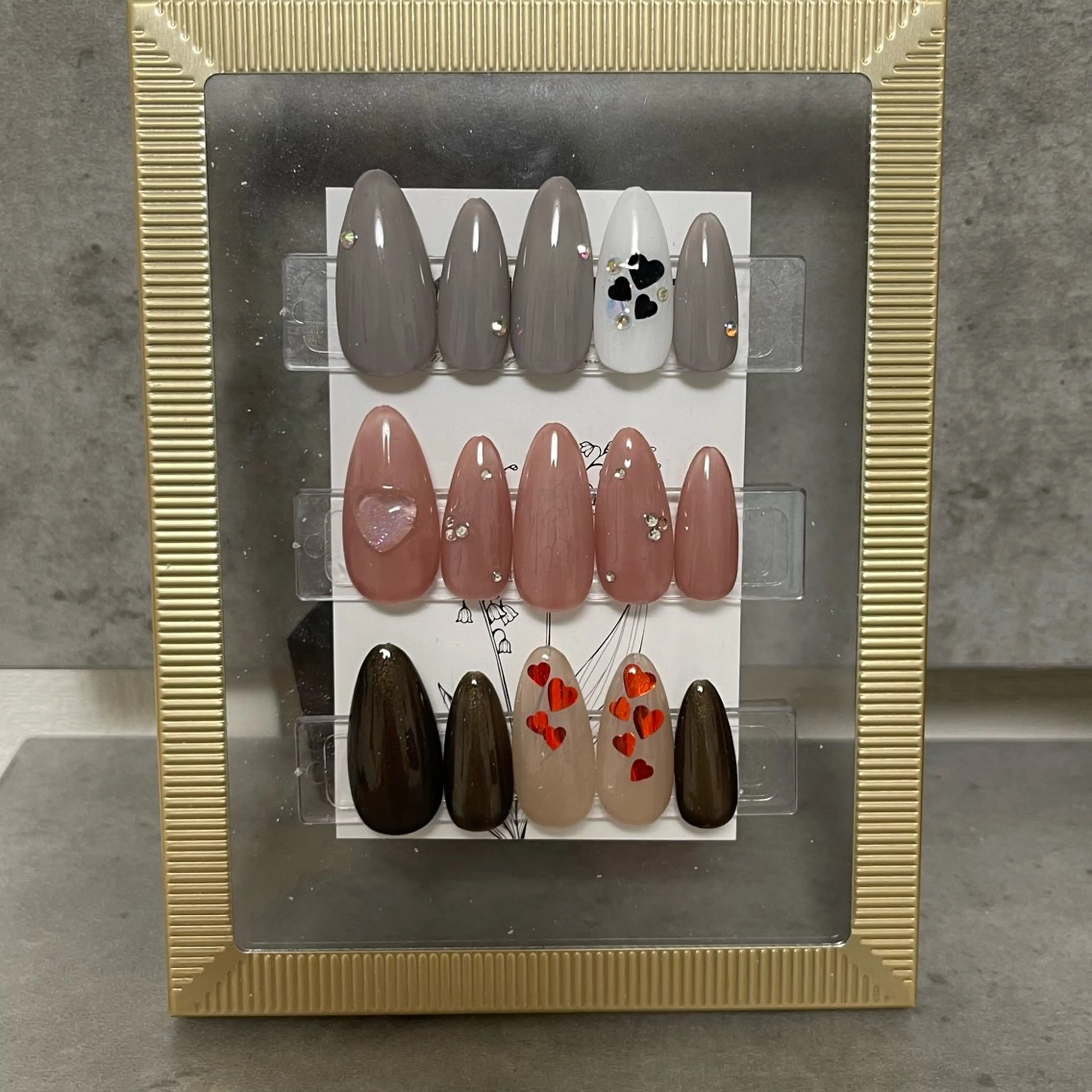 ネイル ハート Luccica nailのネイルデザイン