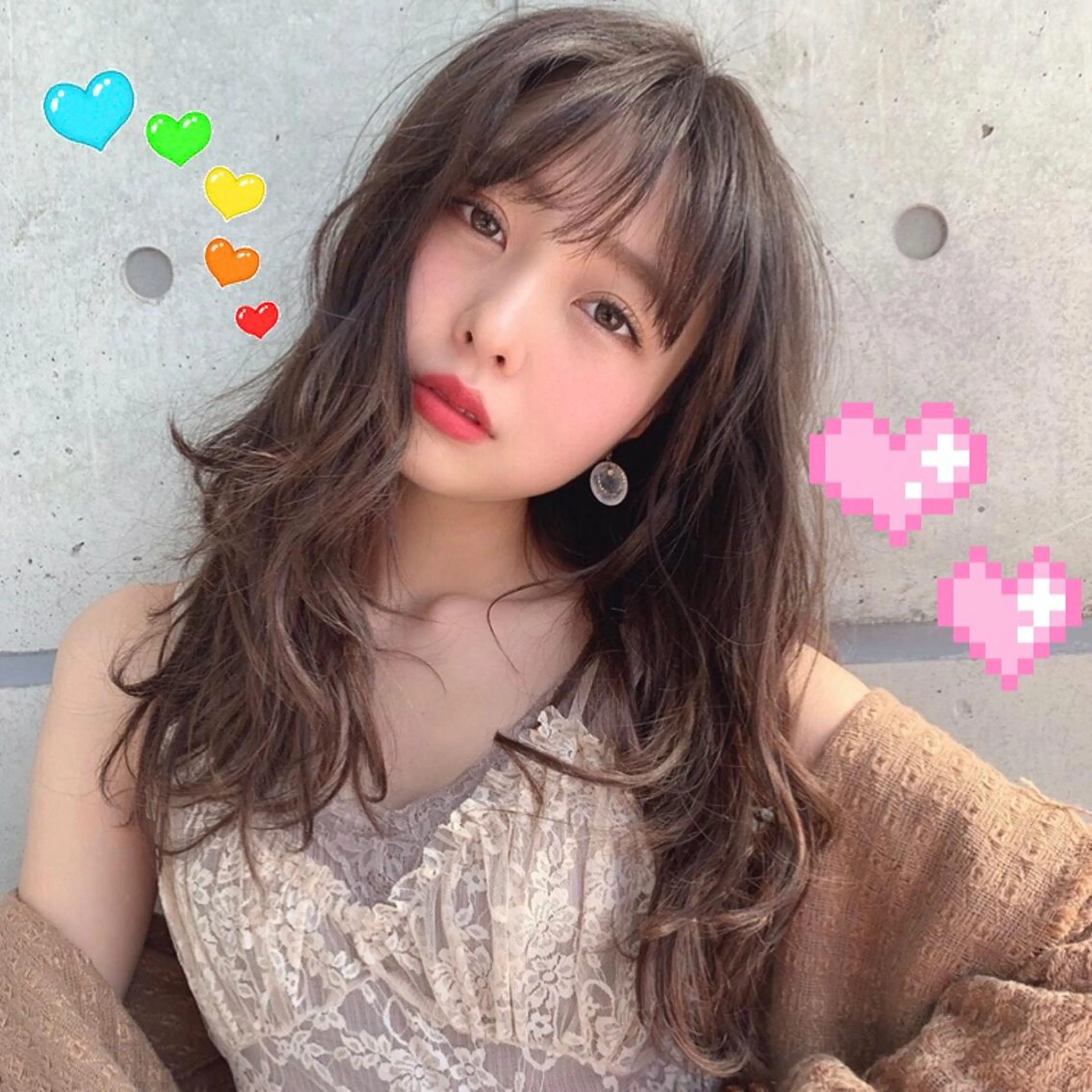 ロング カラー 🩵ハイトーン 美咲🩵のヘアスタイル