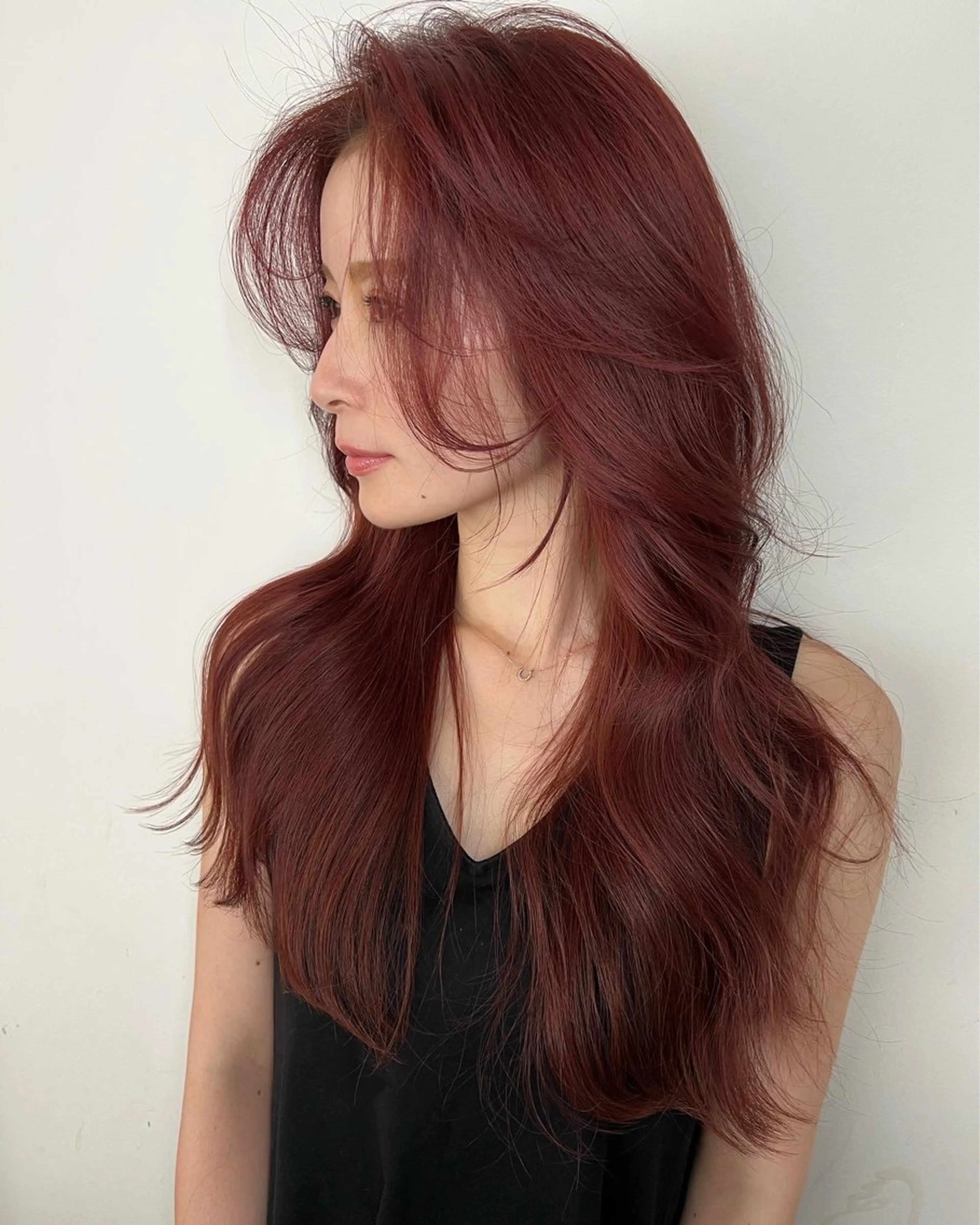 ロング 🇨🇳ワンホンヘア 下田鉄也のヘアスタイル