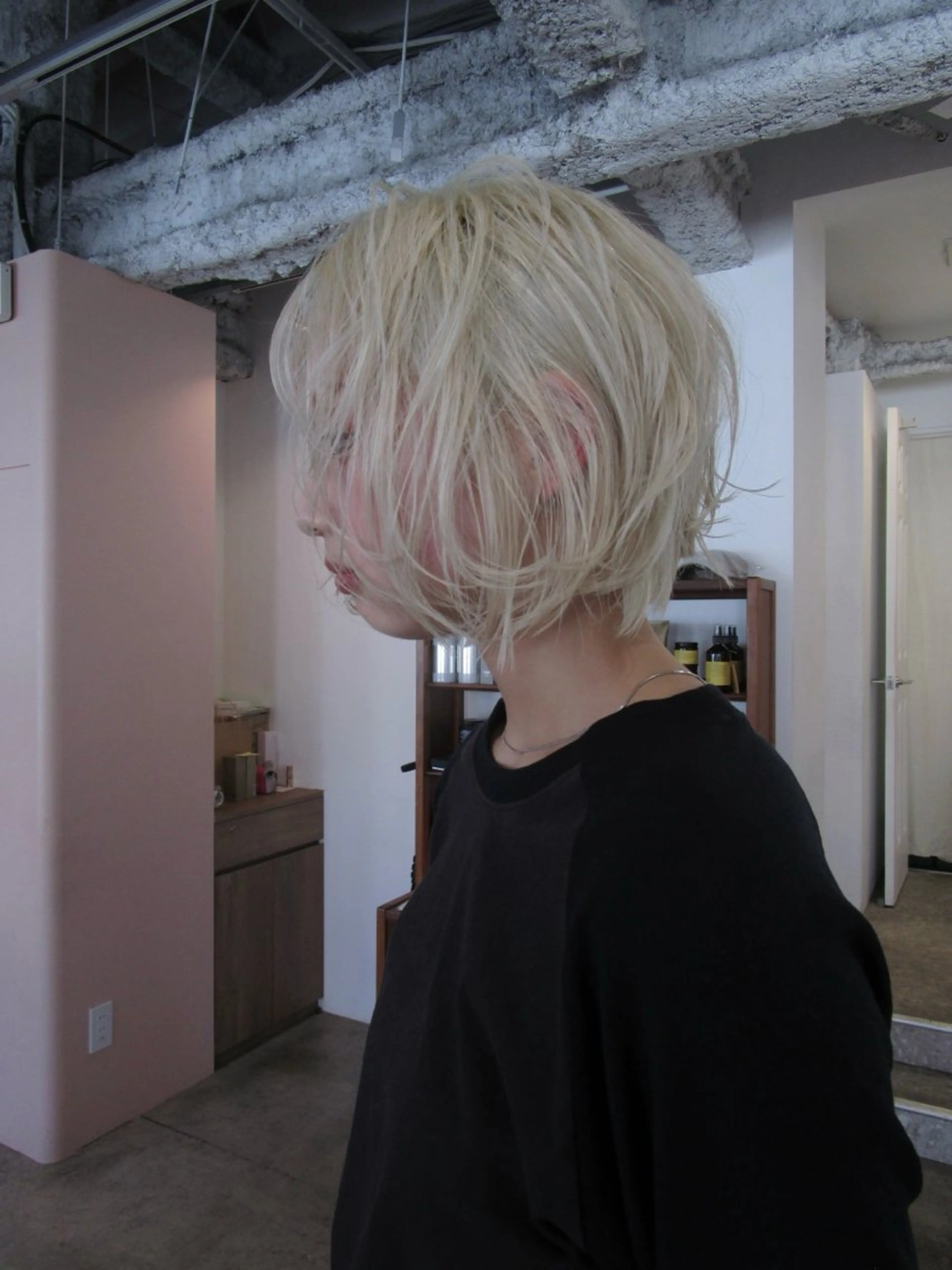 ショート カラー ボブ 似合わせカット カット ヘアカラー yu maのヘアスタイル