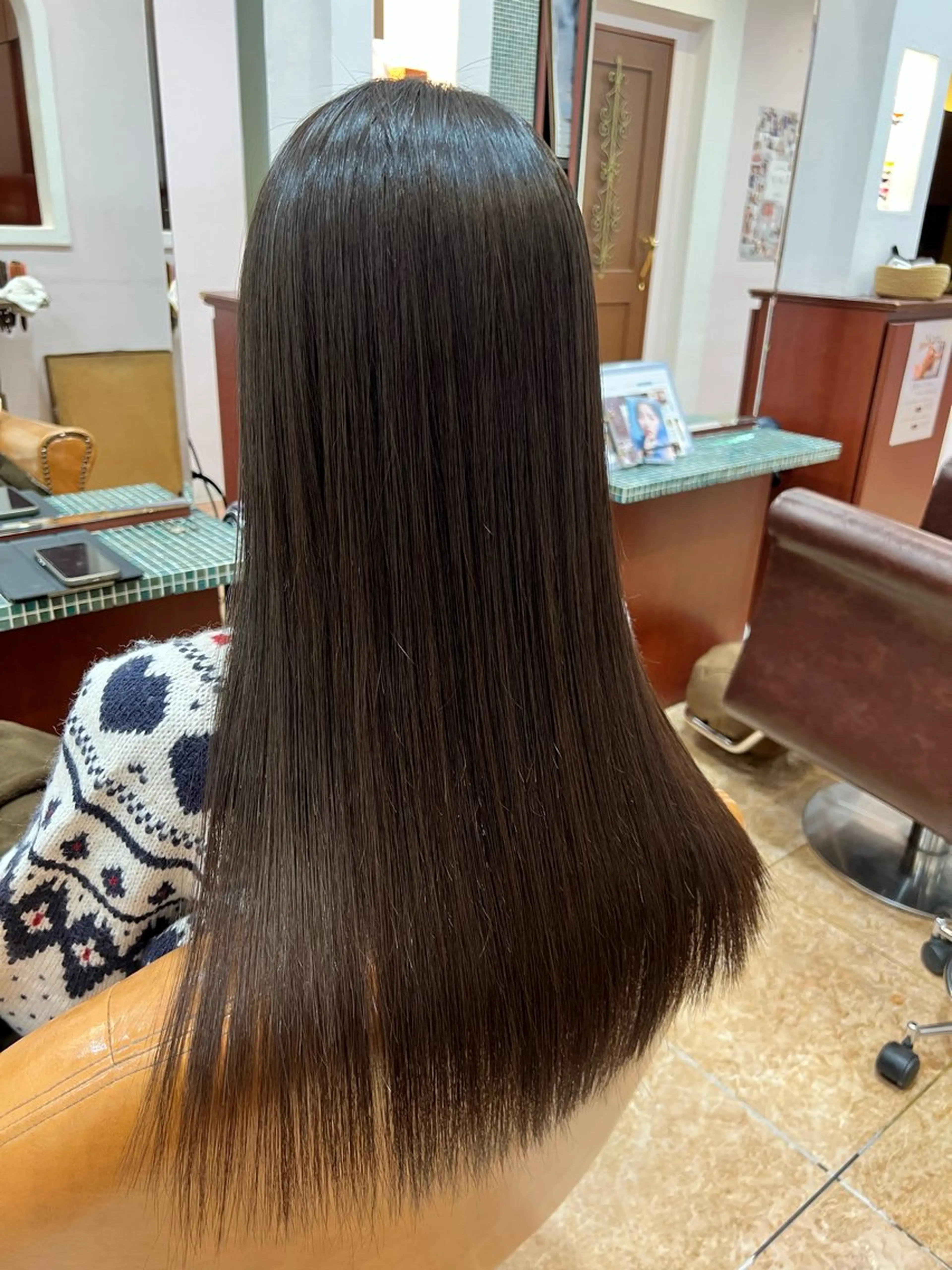 ロング ヘアカラー 加藤 絵美のヘアスタイル