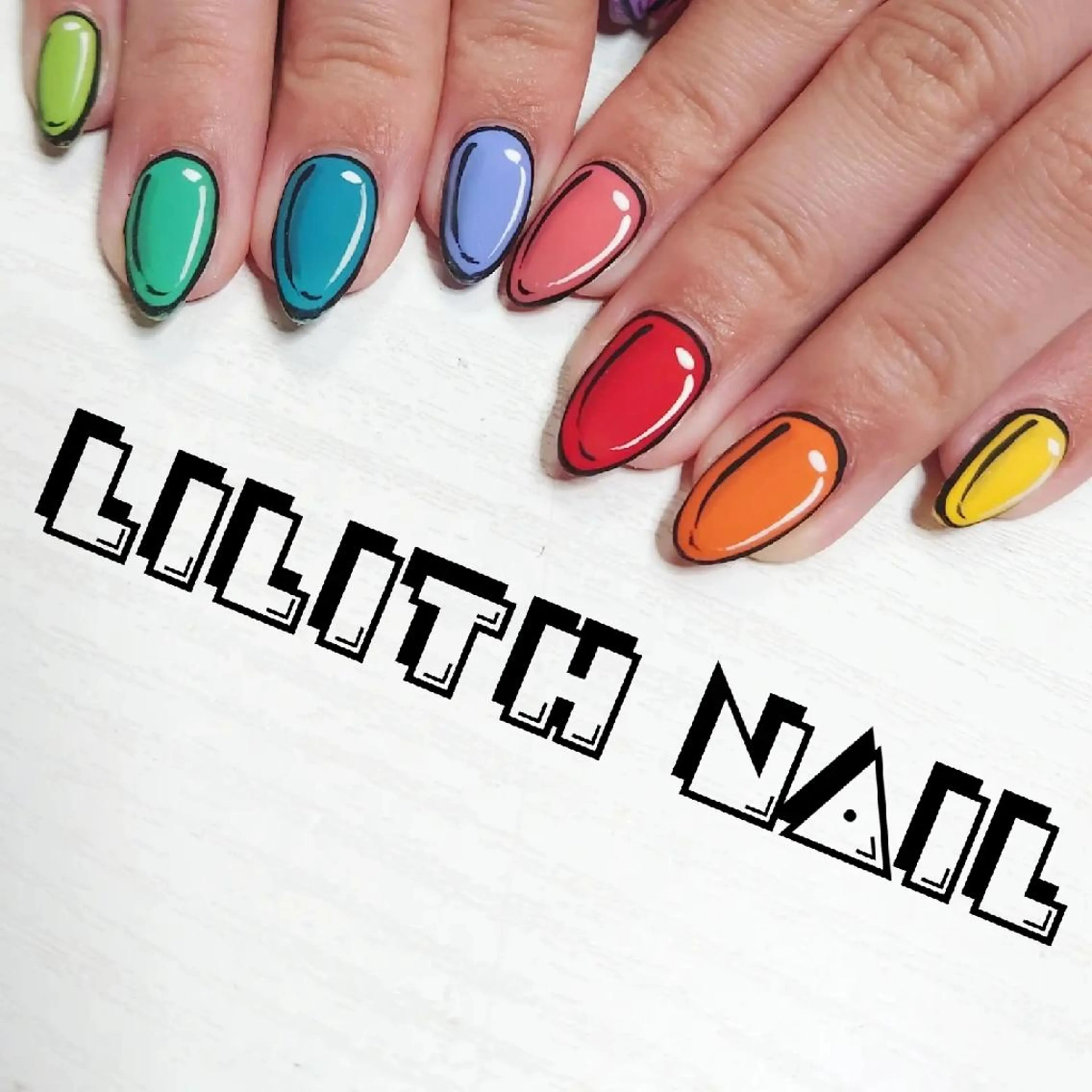 ネイル マットネイル ハンドネイル Lilith Nailのネイルデザイン