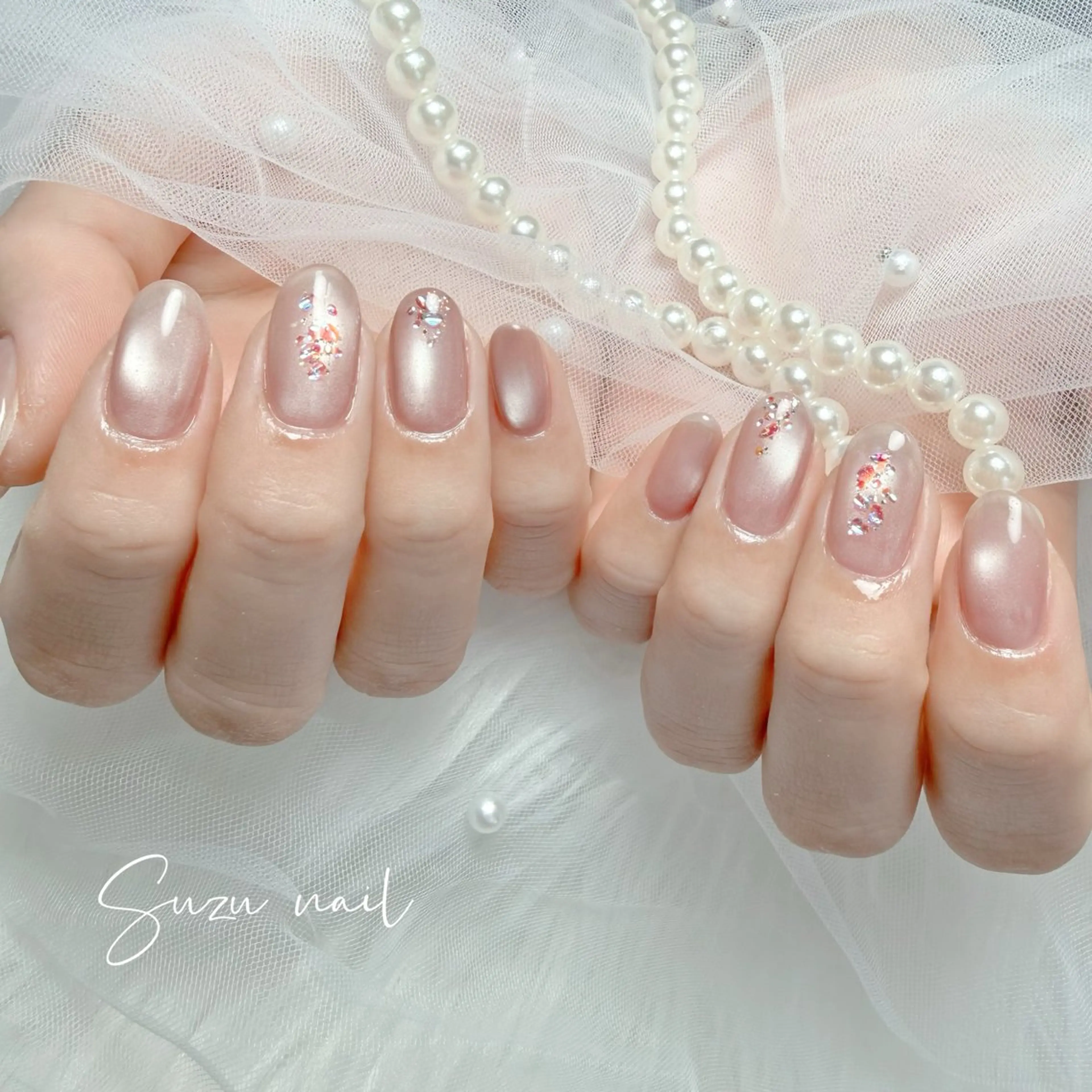 ネイル マグネットネイル ハンドネイル ✨Suzu nail✨のネイルデザイン