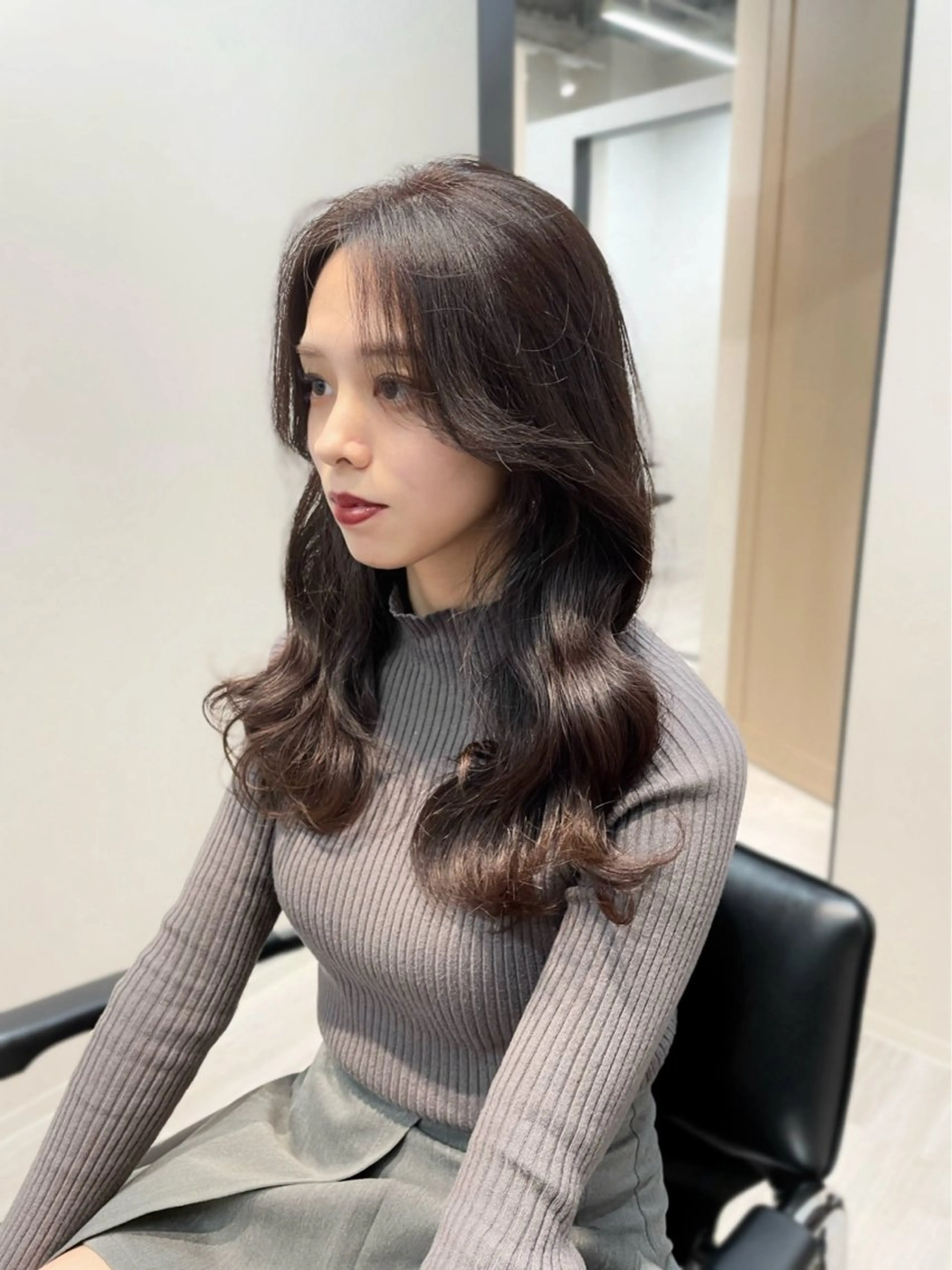 【当日限定❤️】《1000円OFFクーポン》カラー診断＋カット＋透明感カラー〈アロマスパ付き〉の写真