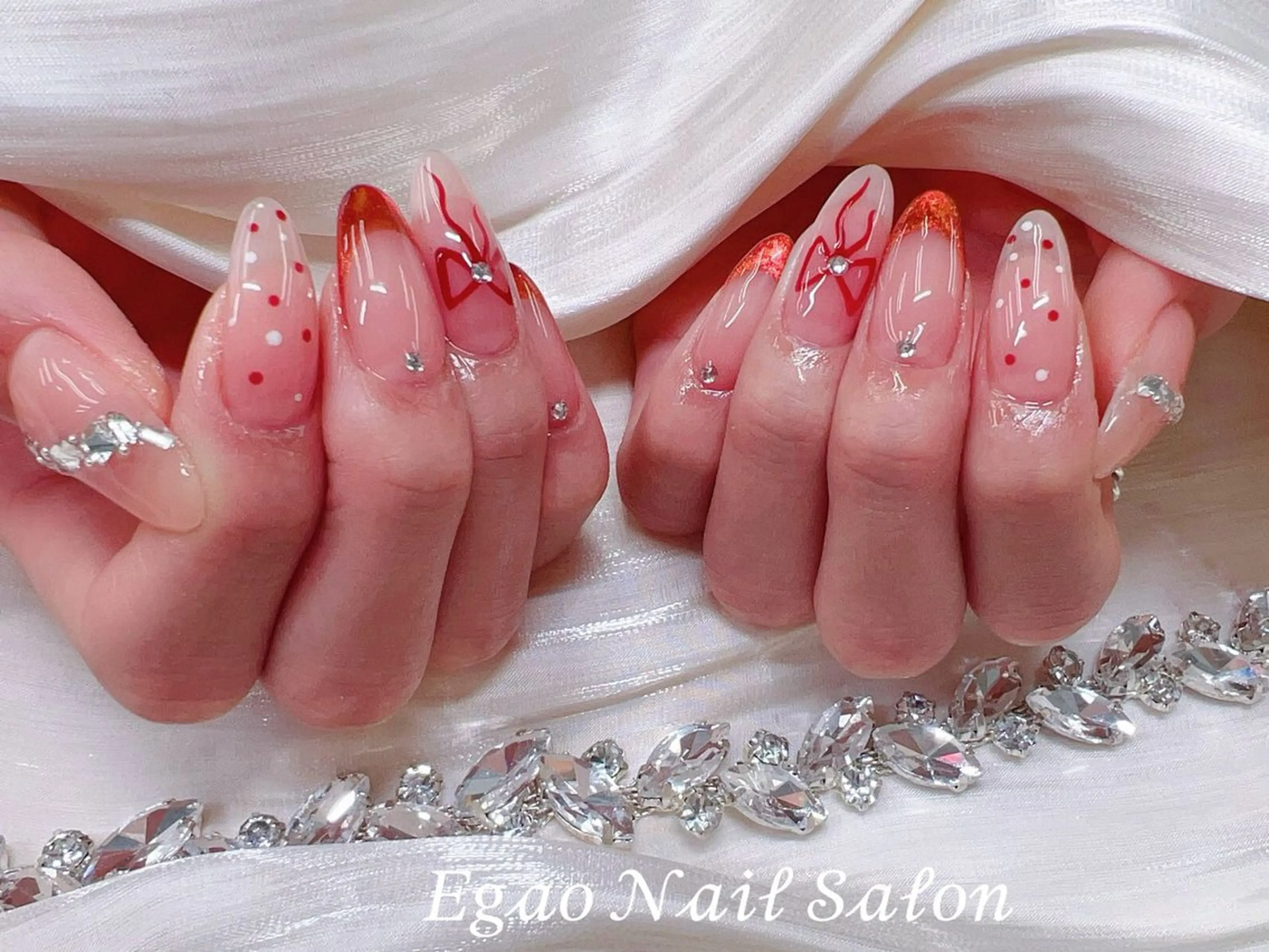 ネイル フットネイル ジェルネイル 韓国ネイル マグネットネイル メンズネイル ハンドネイル Egao Nail Salonのネイルデザイン