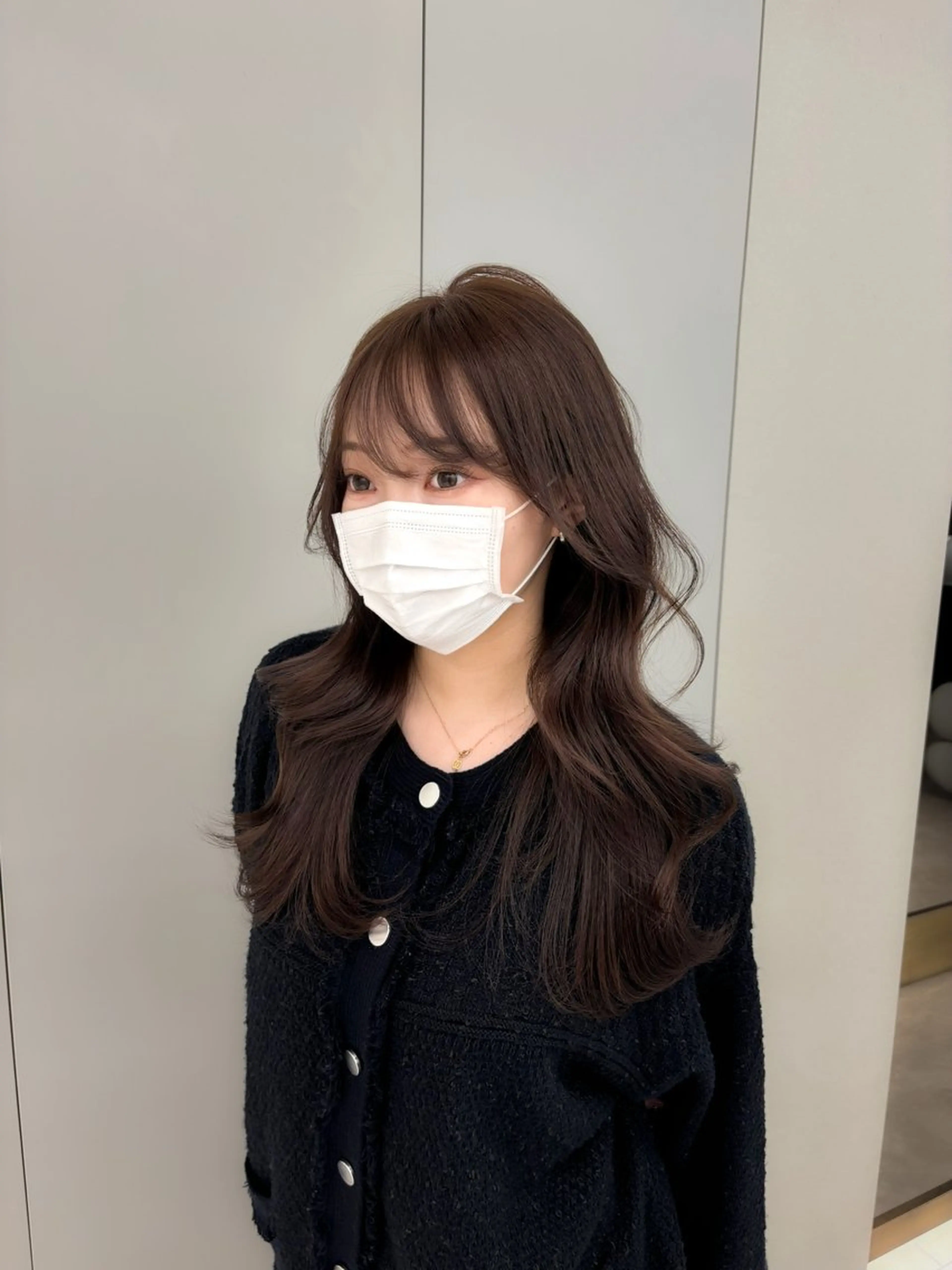 ロング カラー COA  ginza所属・🫧無料カットモデル 韓国透明感カラー🫧のヘアスタイル