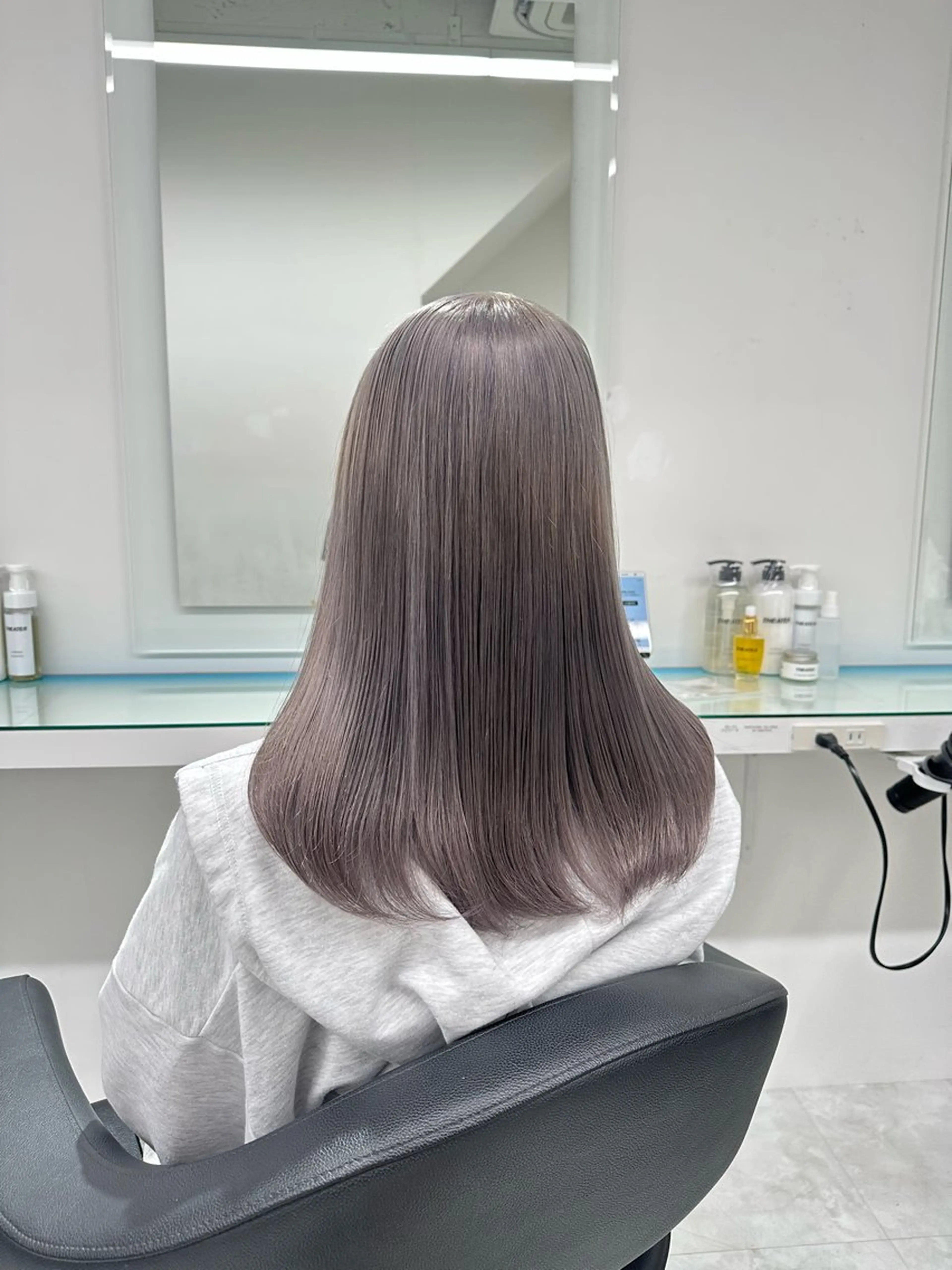 ロング カラー ヘアカラー トリートメント ヘッドスパ ヘアセット ❄最強かわいいカラー ❄️MINA❄️のヘアスタイル