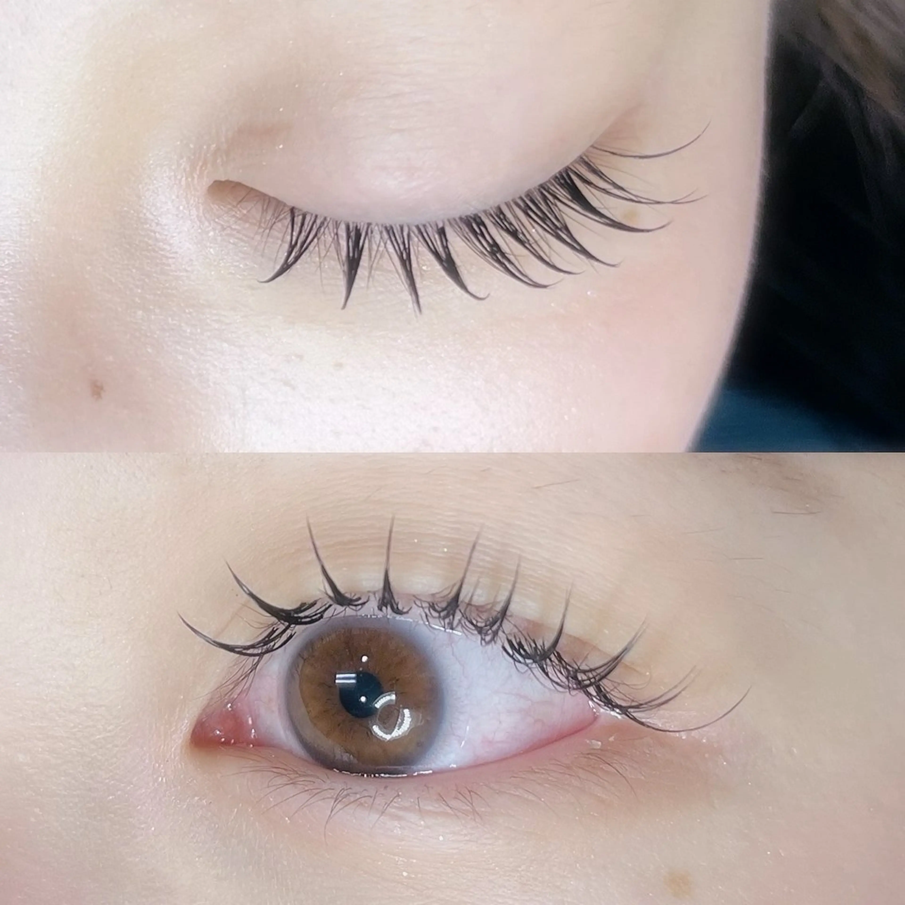 マツエク・マツパ バインドロック 目尻長め 津ノ浦 美憂のマツエク・マツパデザイン