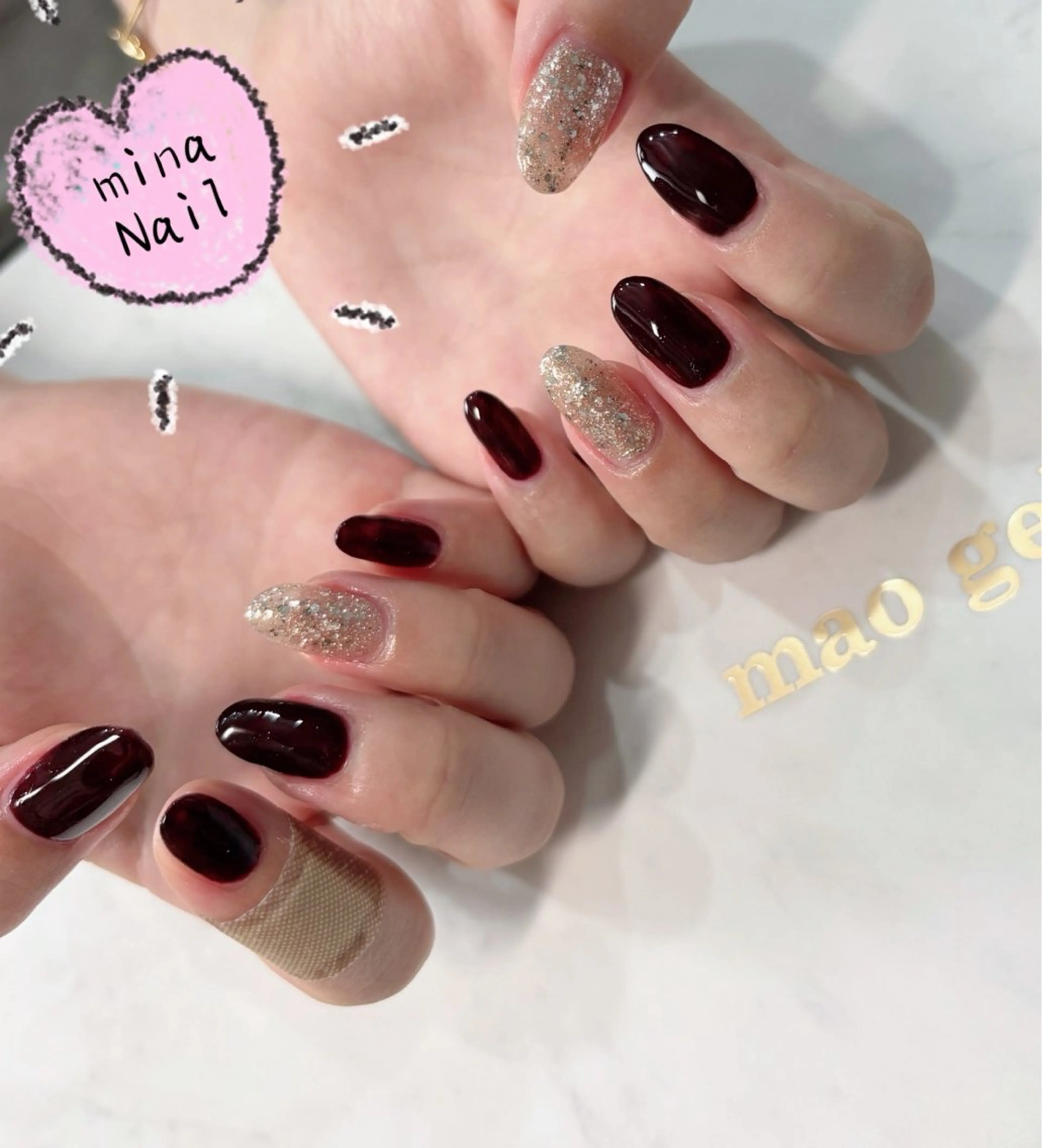 ネイル ワンカラーネイル mina Nailのネイルデザイン