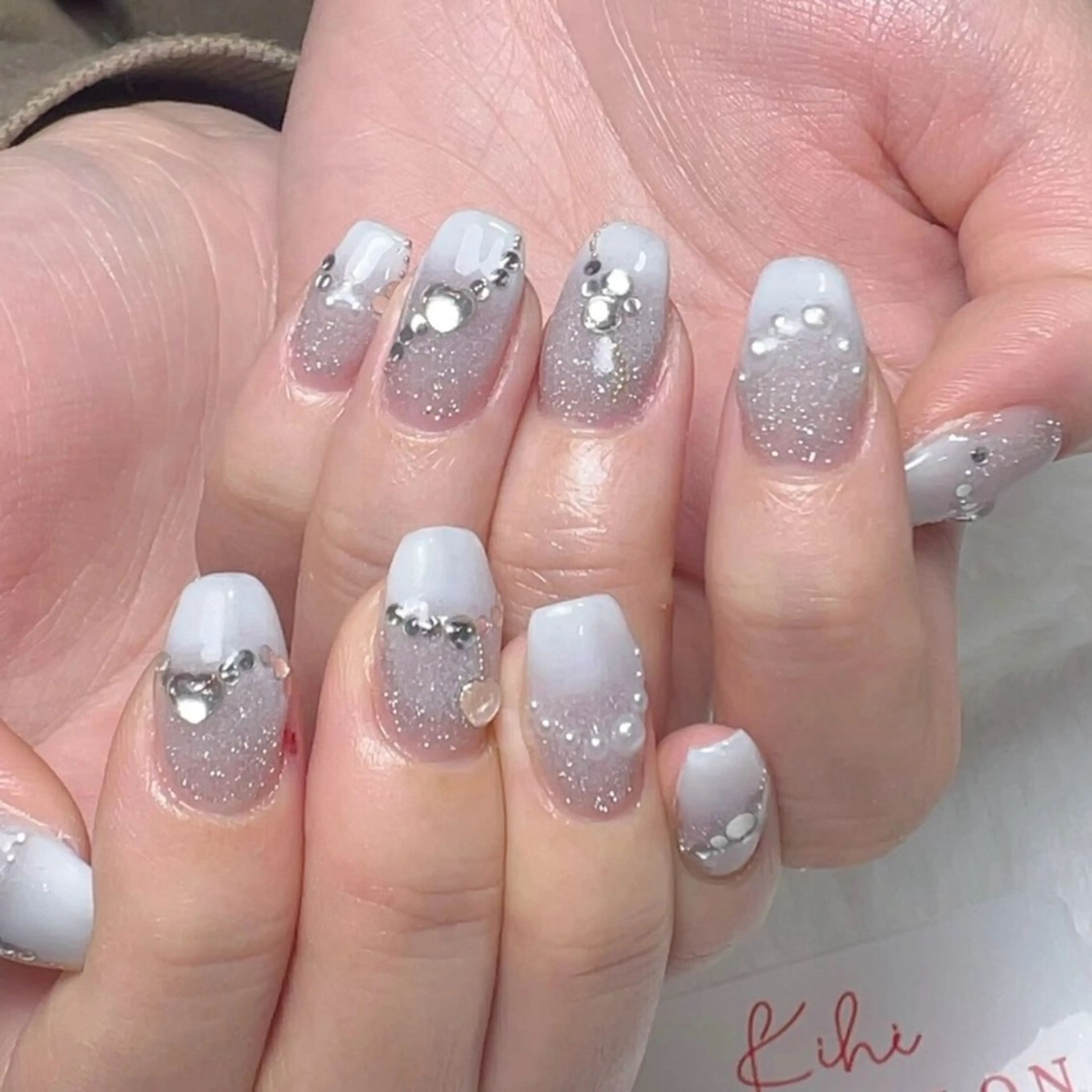 ネイル アートネイル フレンチネイル ジェルネイル グラデーション 韓国ネイル ハンドネイル 久保田 マリコのネイルデザイン