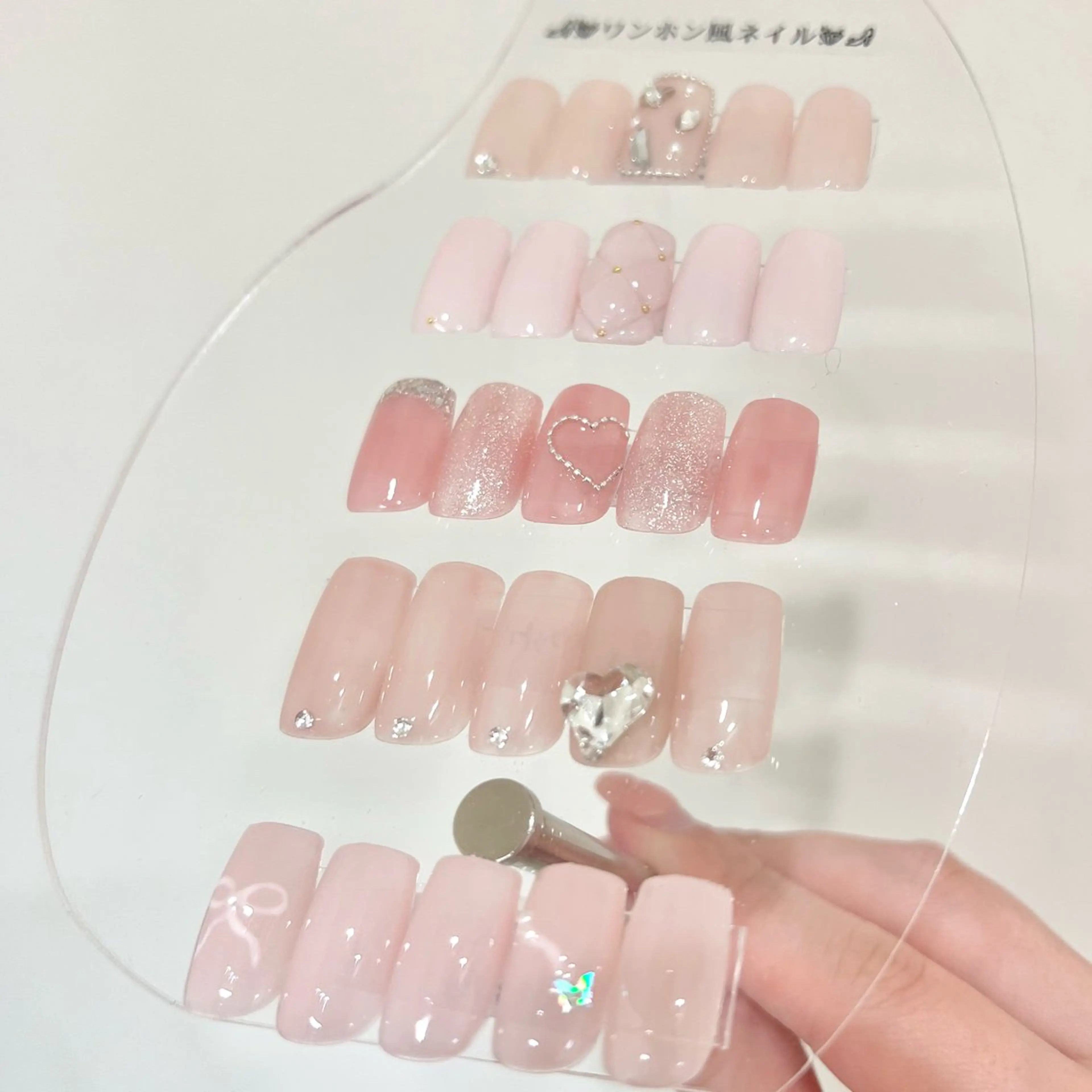 ネイル ハンドネイル 🎀チーク/ちゅるん 🫧chisa🎀のネイルデザイン