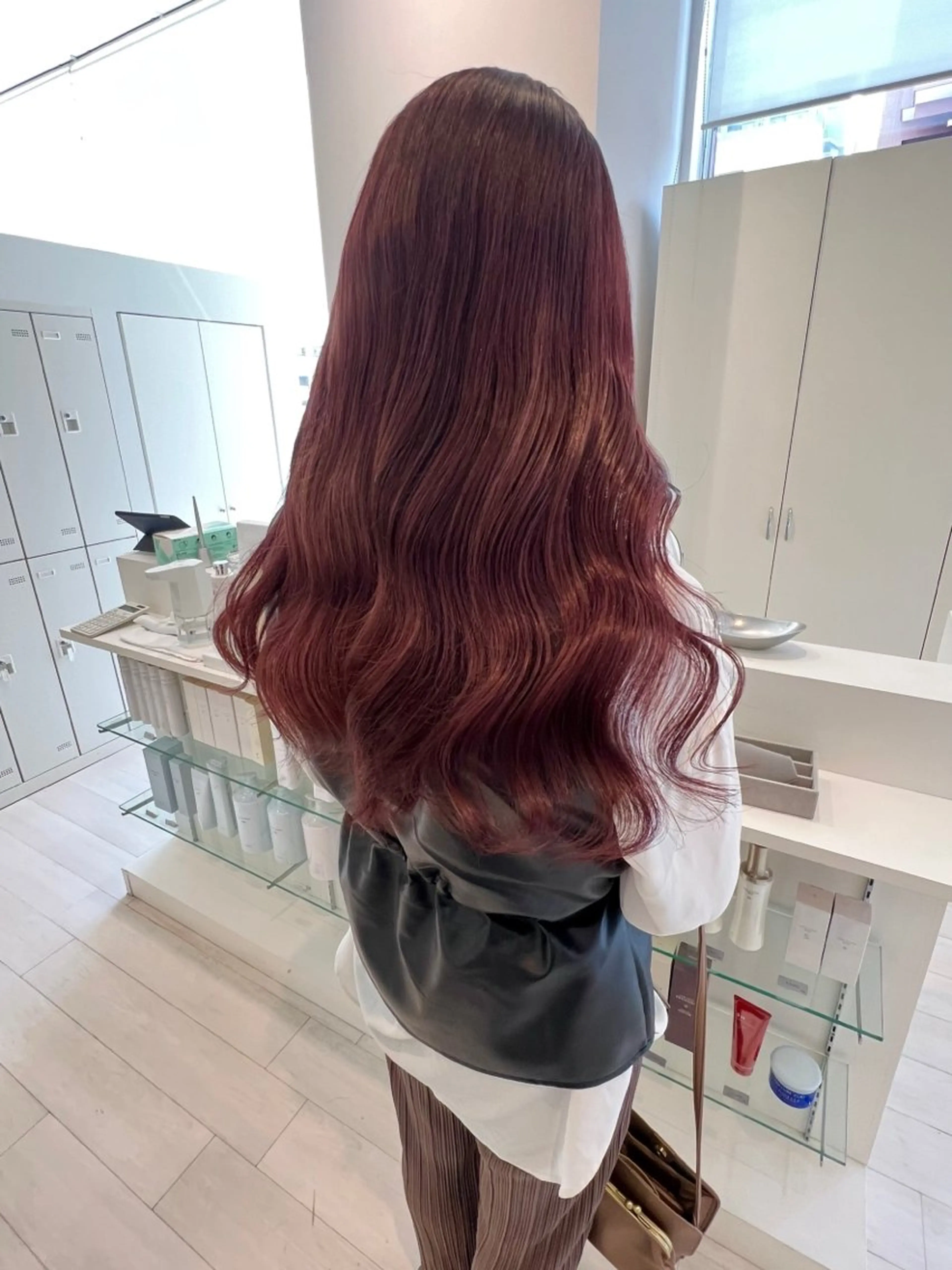 ロング カラー ヘアカラー ParveMix🍀 藤原愛未のヘアスタイル