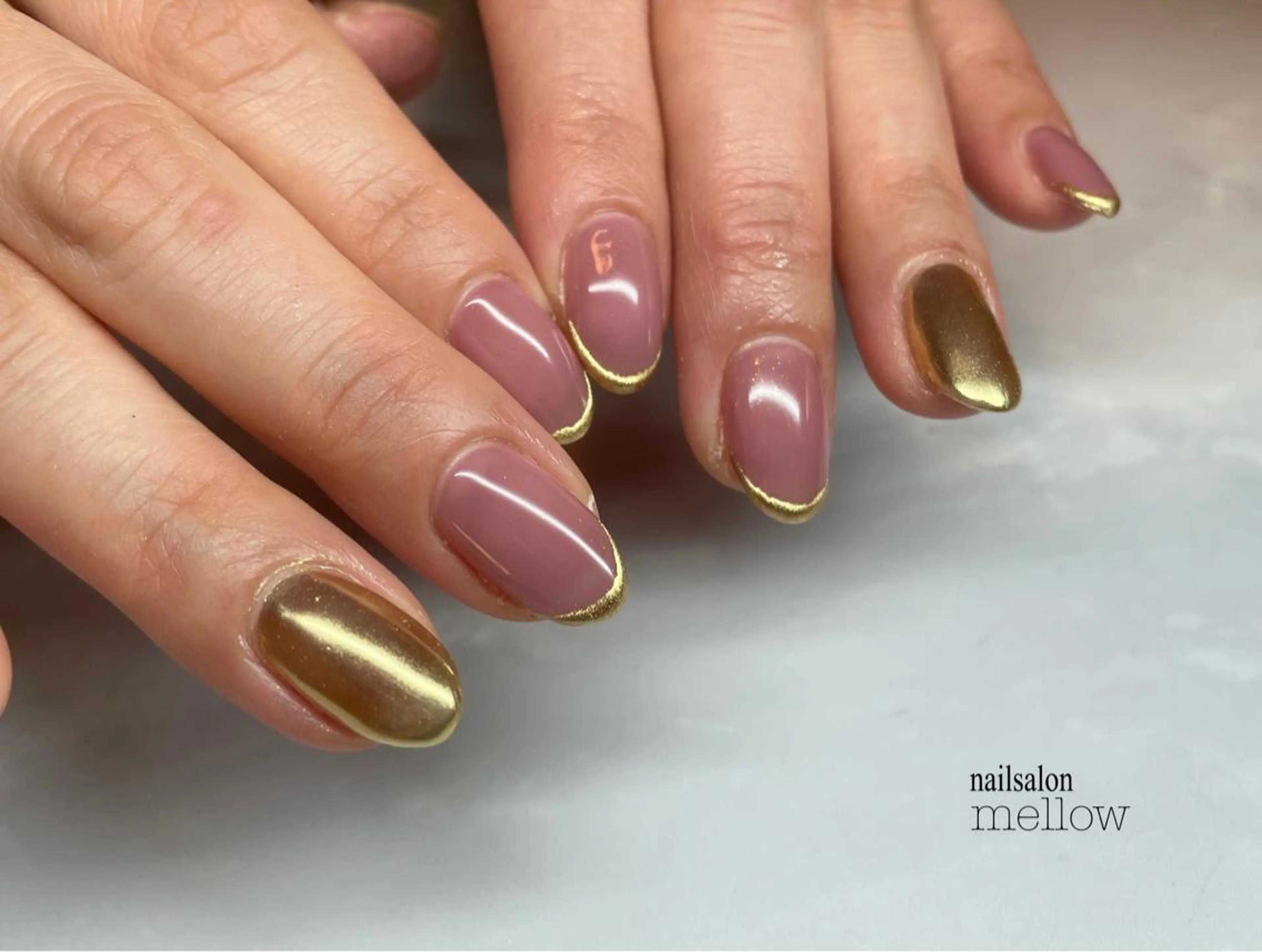 ネイル ミラーネイル 大山 浩美のネイルデザイン