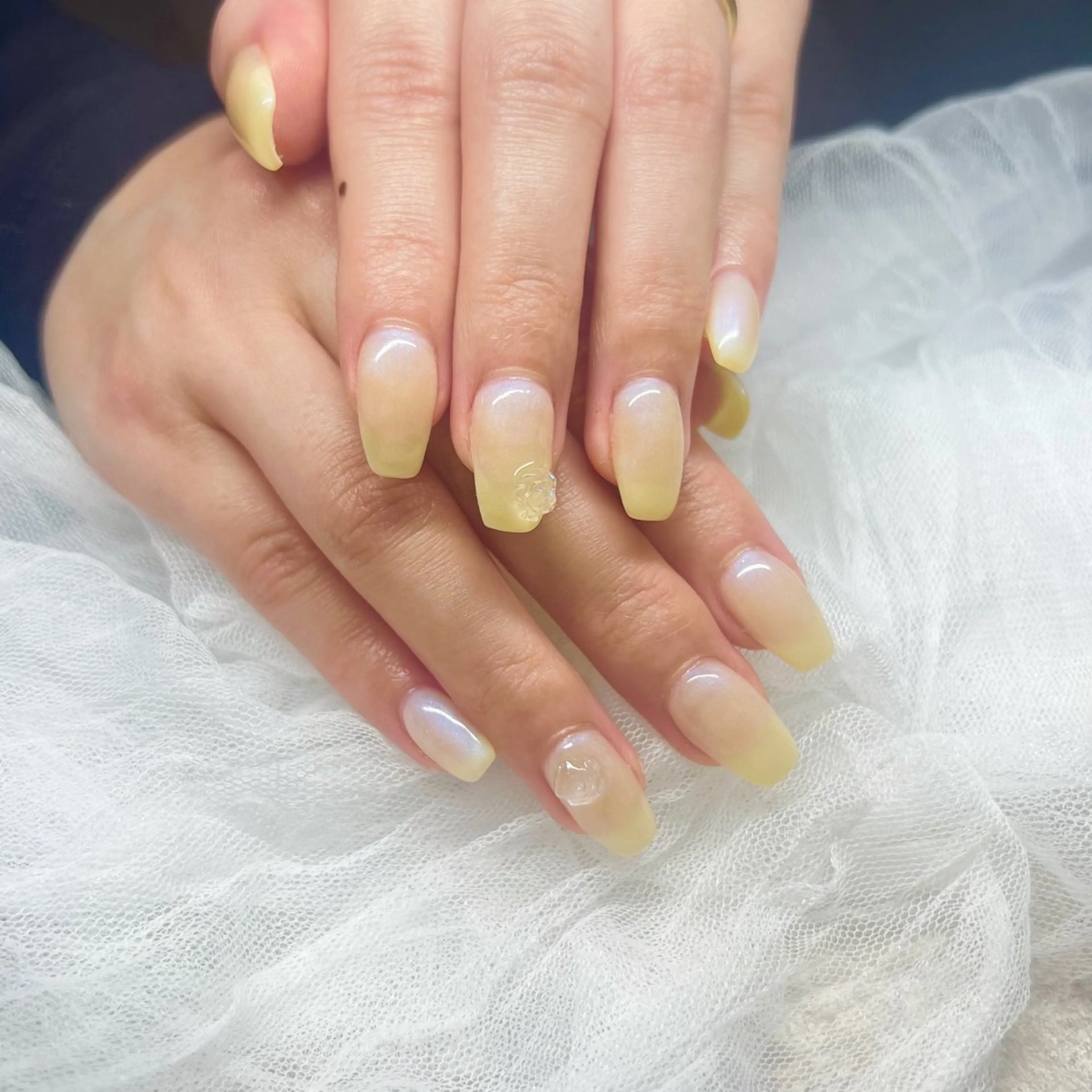 ネイル 春ネイル ハンドネイル ルミエナ銀座 KATAOKAのネイルデザイン