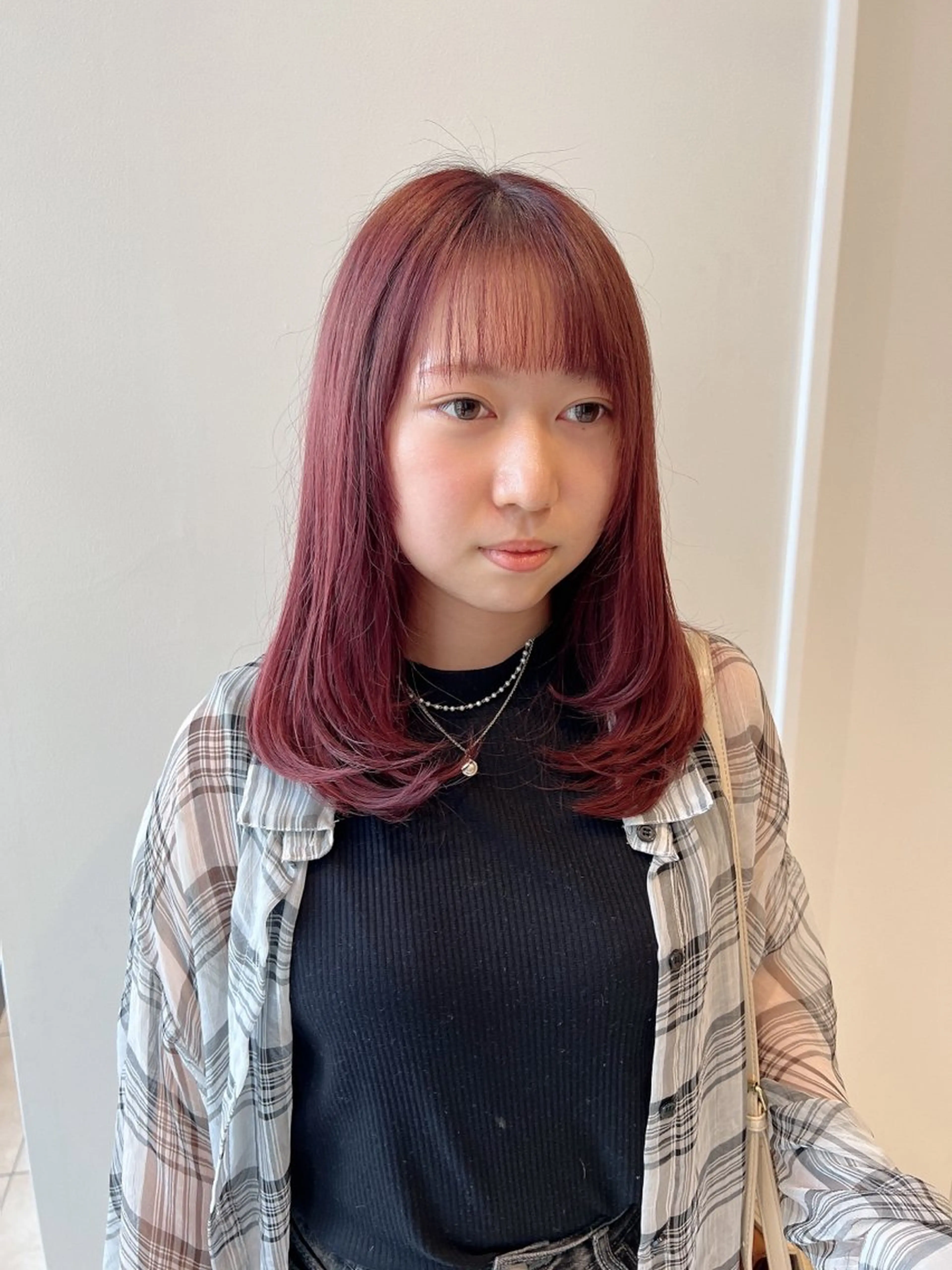 セミロング カラー 💎K-two名古屋 安田ちづる💎のヘアスタイル