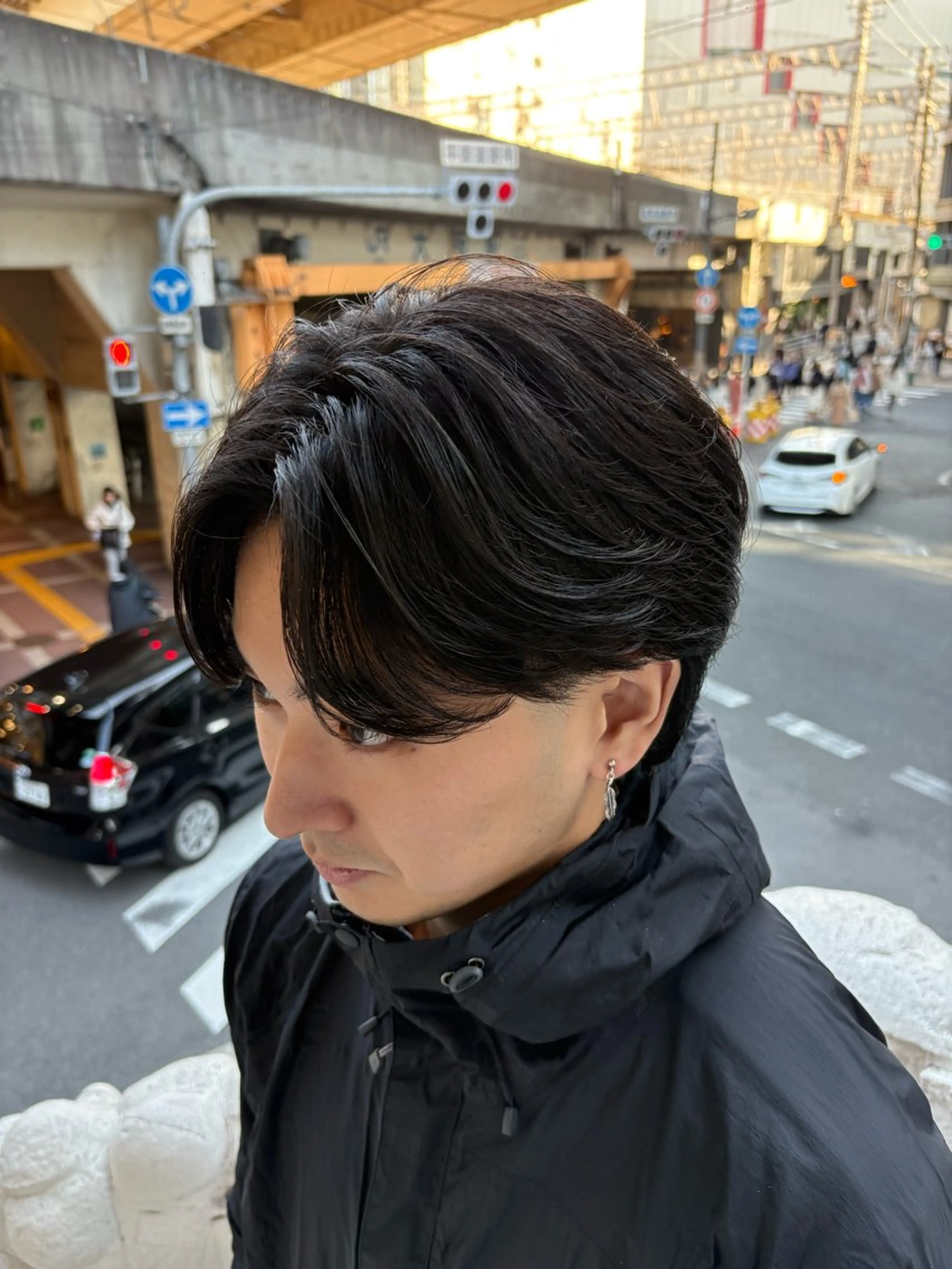 パーマ メンズ カット パーマ 梅田/全パーマ特化/ ケアパーマ特化/秋本のヘアスタイル