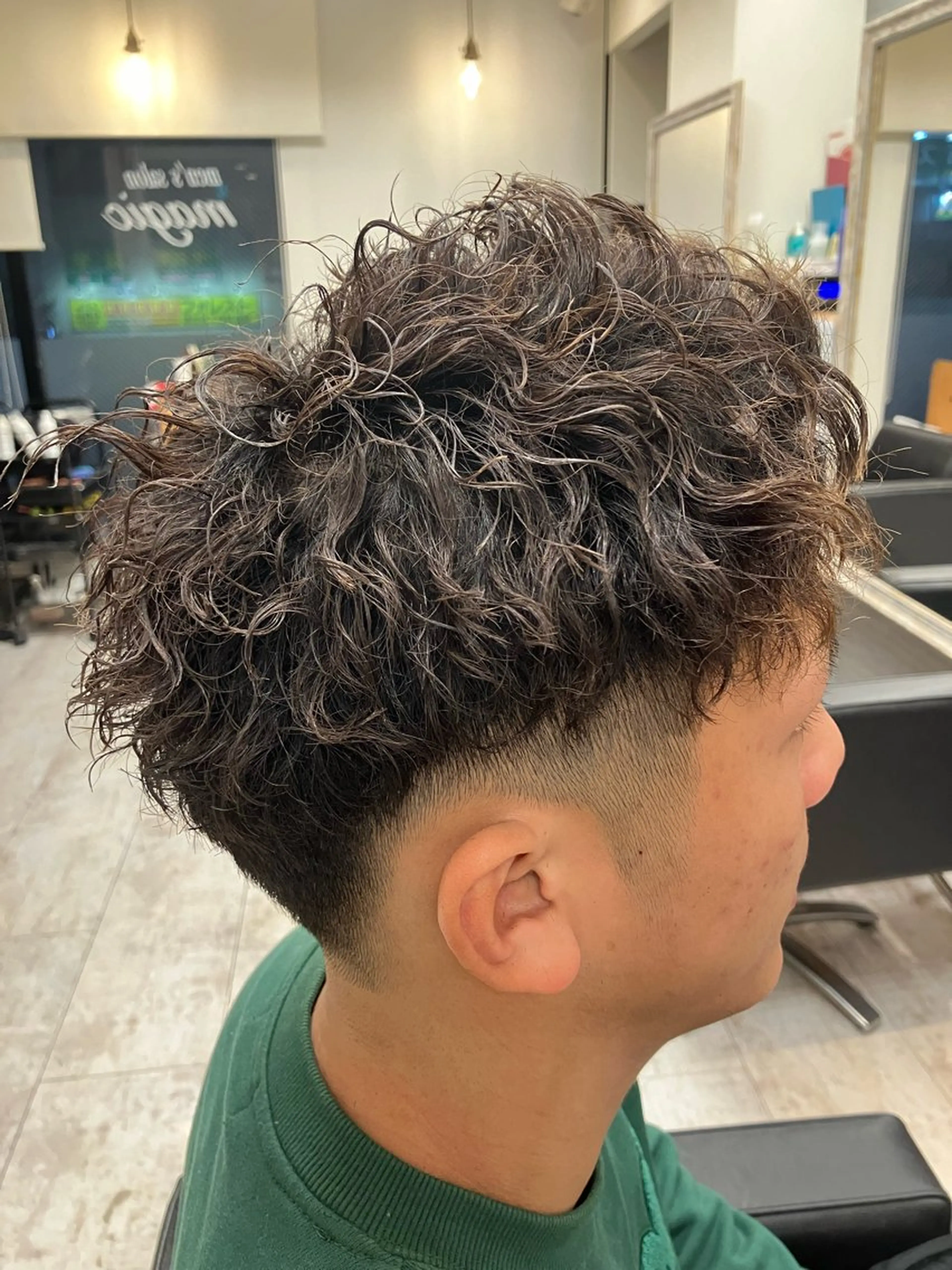 パーマ メンズ カット パーマ メンズ特化/パーマ/ フェードWATARUのヘアスタイル