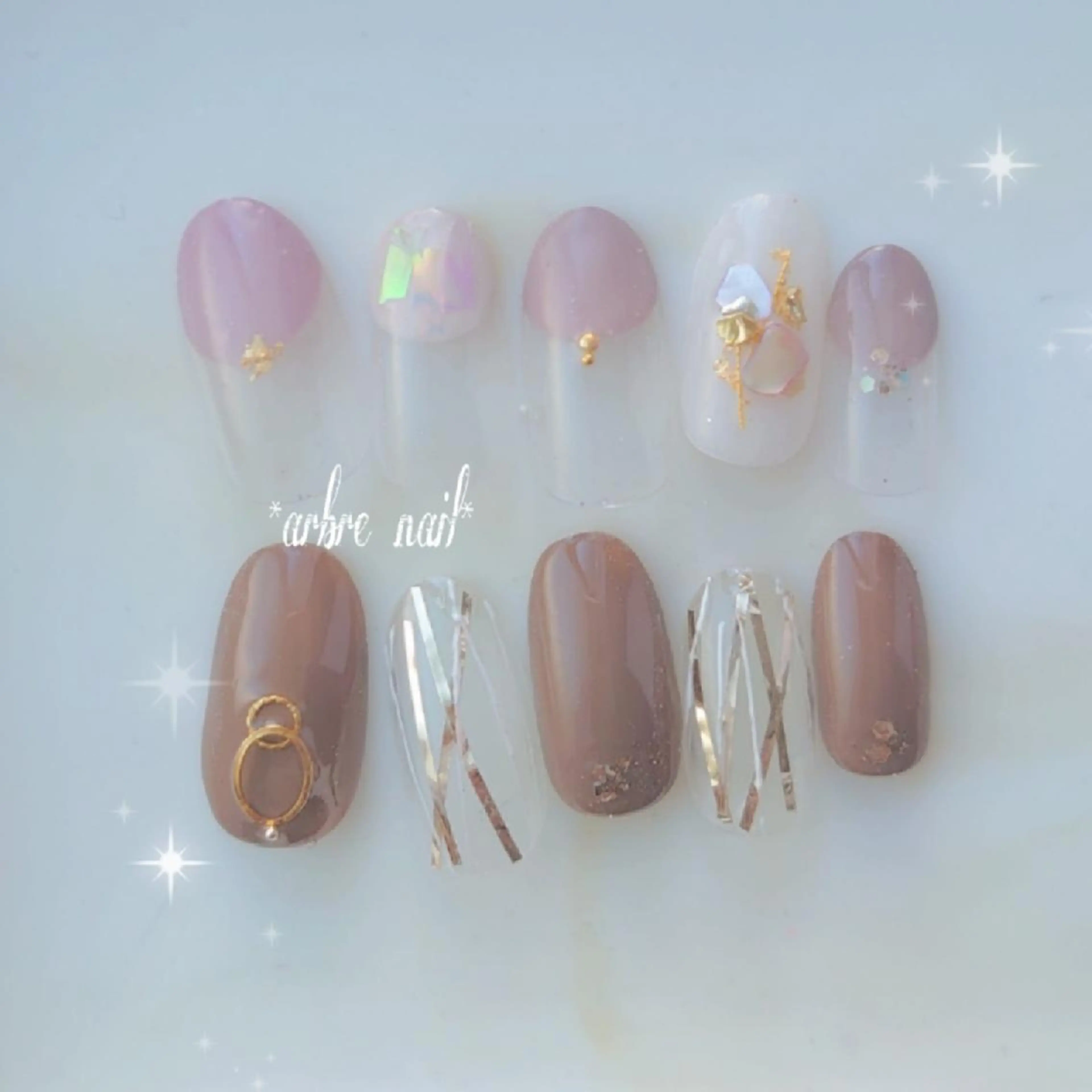 ネイル ＊arbre nail＊.アーブルネイル所属・✯.。 arbre  nail 。✯.のネイルデザイン