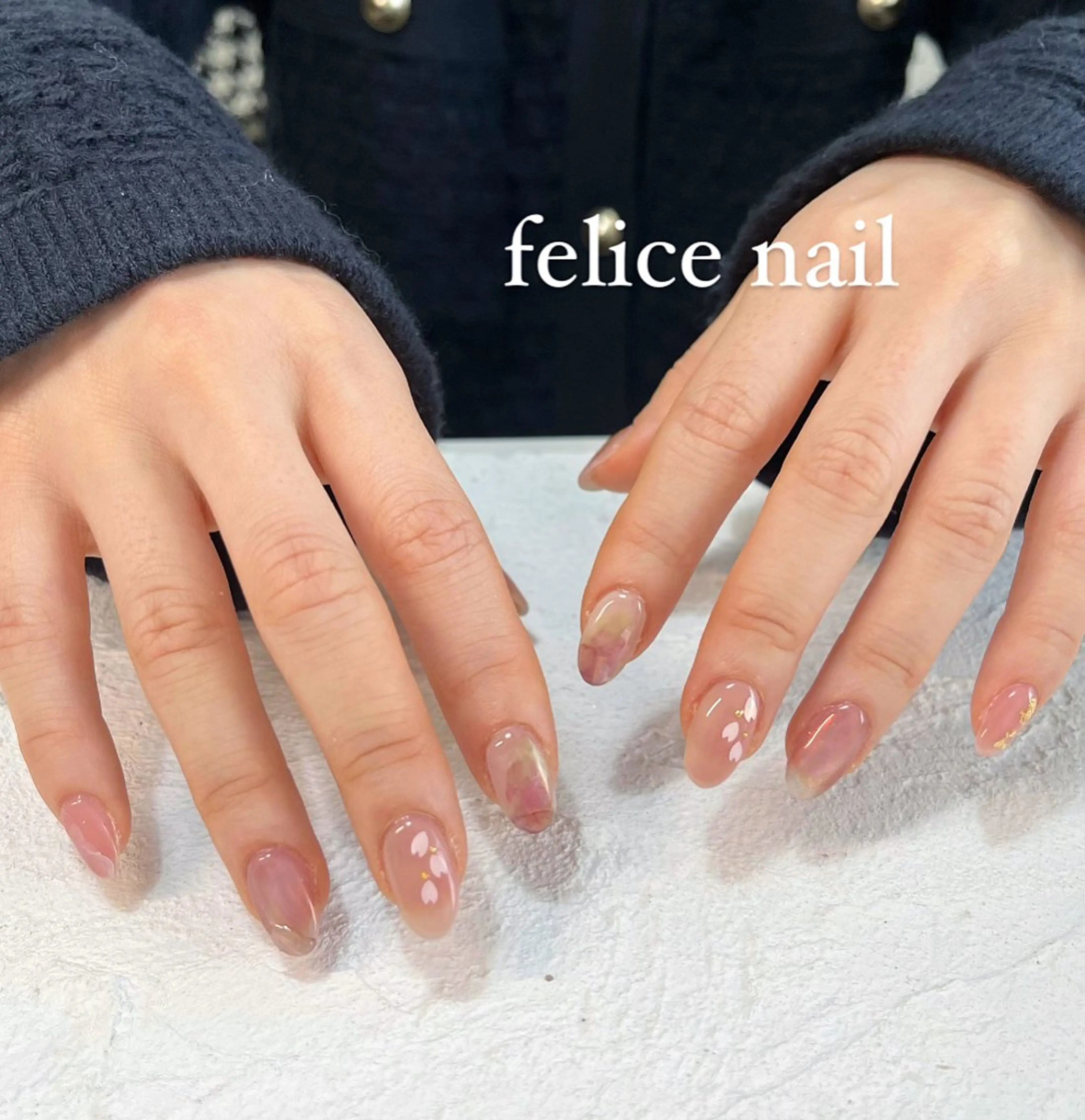 ネイル 春ネイル felice nailのネイルデザイン