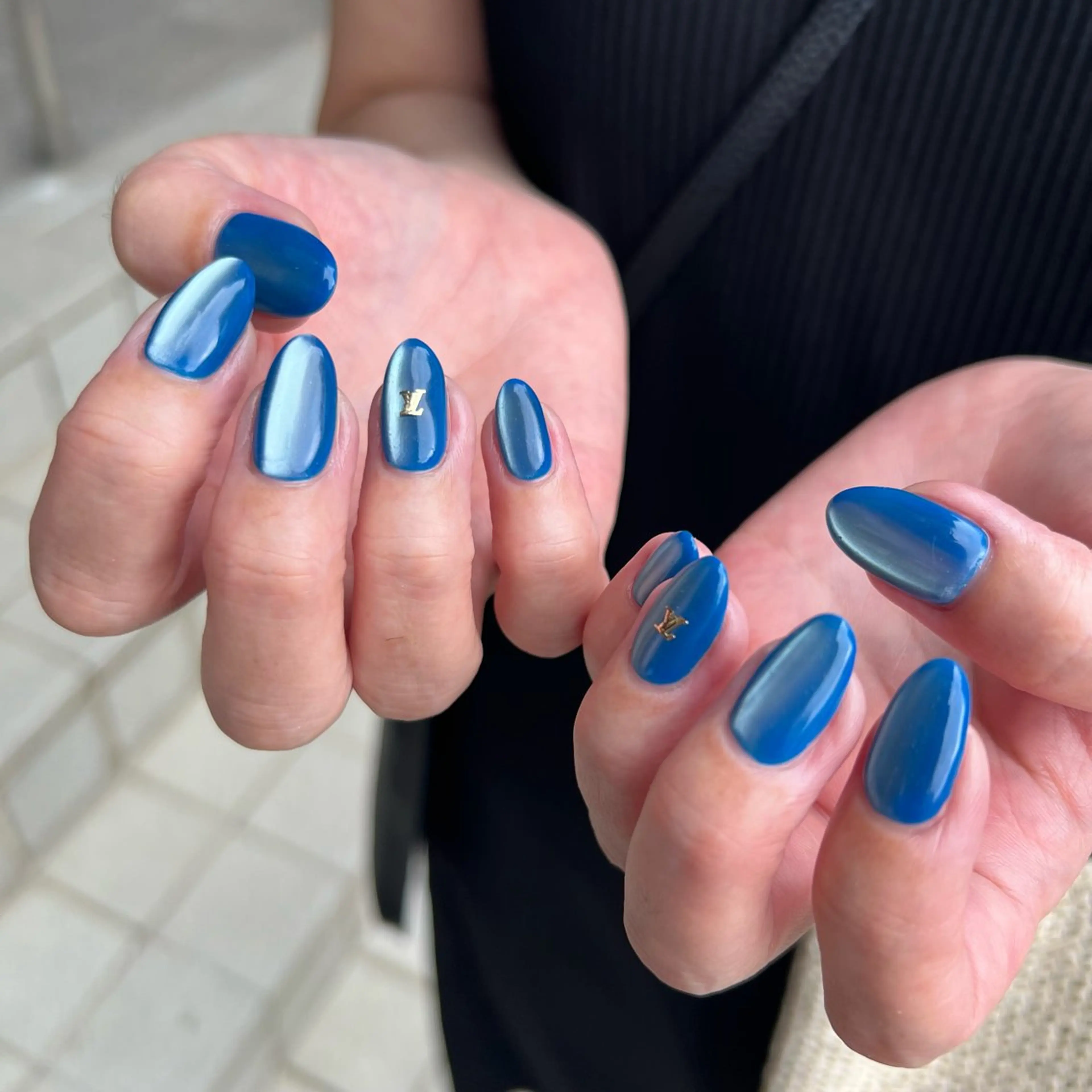 ネイル マグネットネイル マグネットワンカラー ワンカラーネイル Nail salon Hau'oliのネイルデザイン