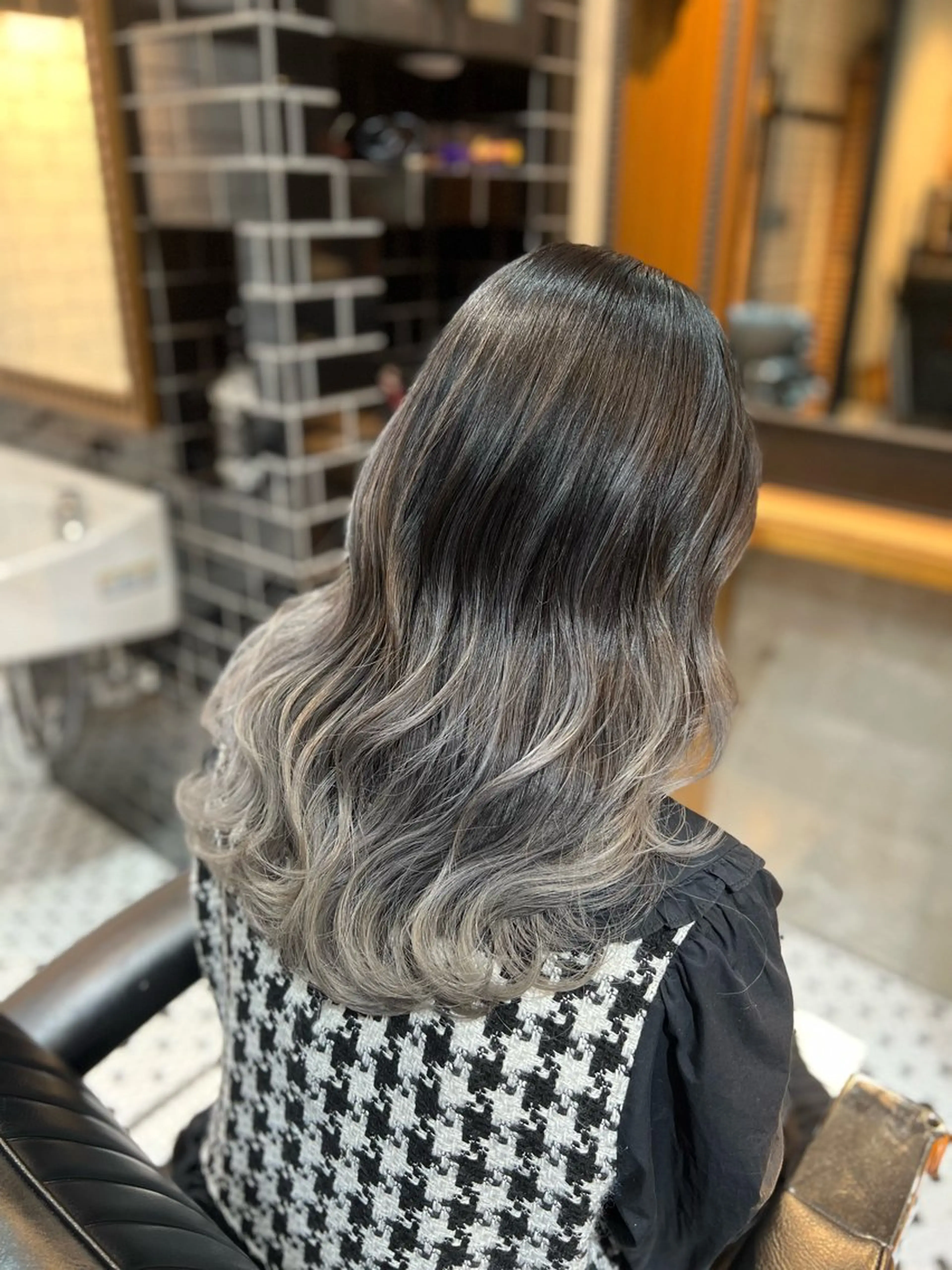 ミディアム カラー メンズNo.1💥 ユウトのヘアスタイル