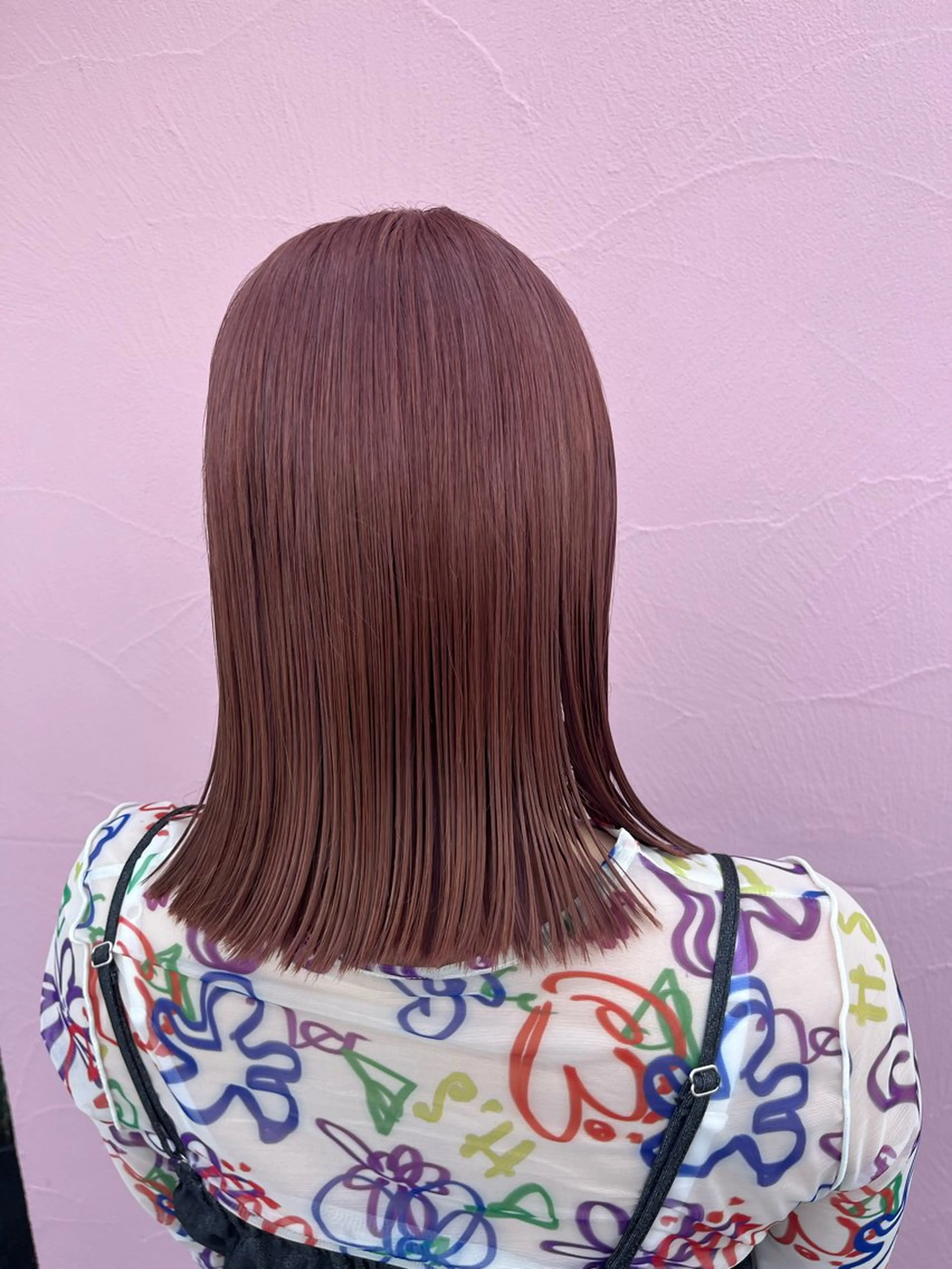 セミロング カラー カット ヘアカラー カラー/韓国レイヤー /ブリーチ/hinaのヘアスタイル