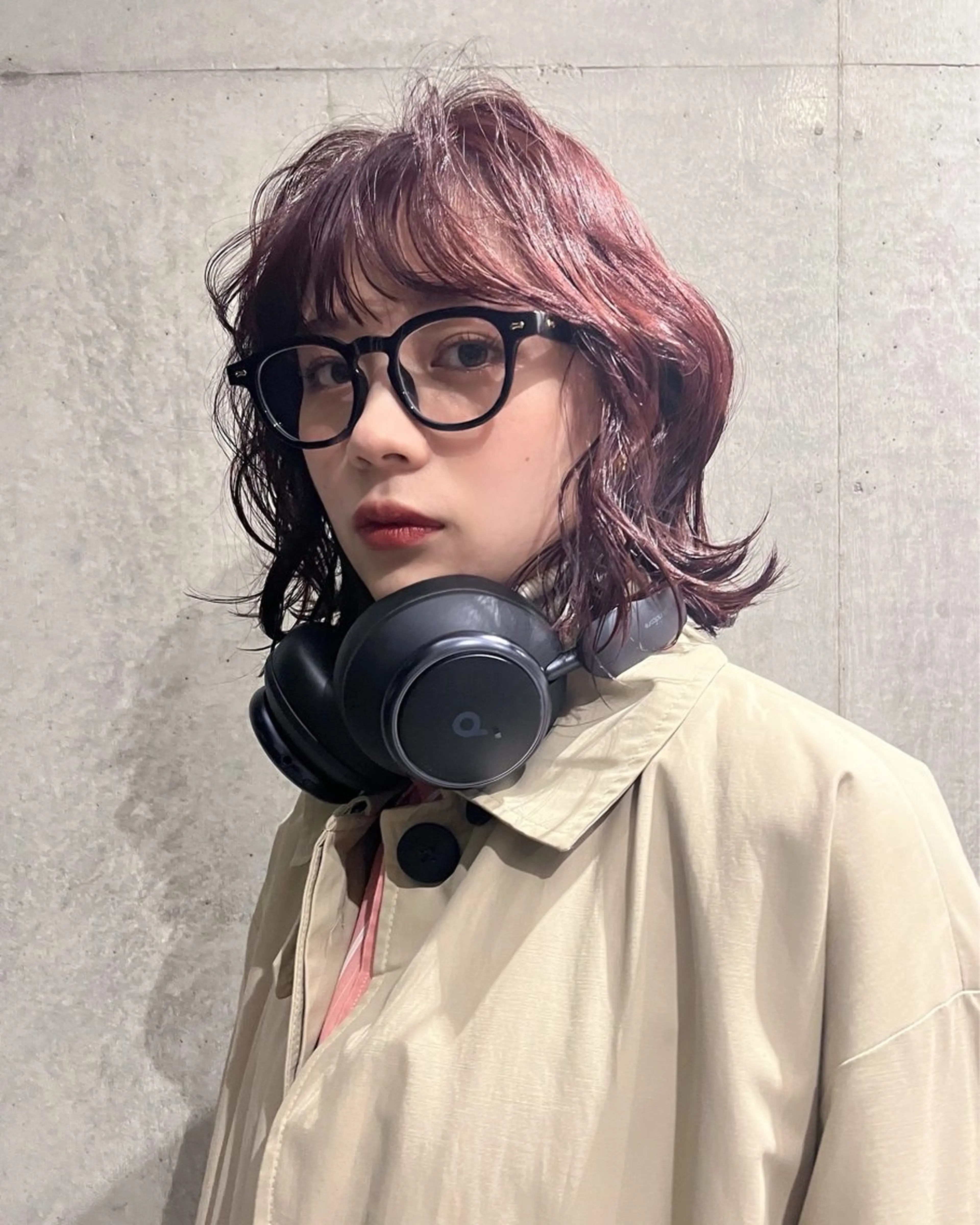 ミディアム カット ヘアカラー トリートメント レイヤー/ブリーチ ♥️【木坂 桃歌】のヘアスタイル